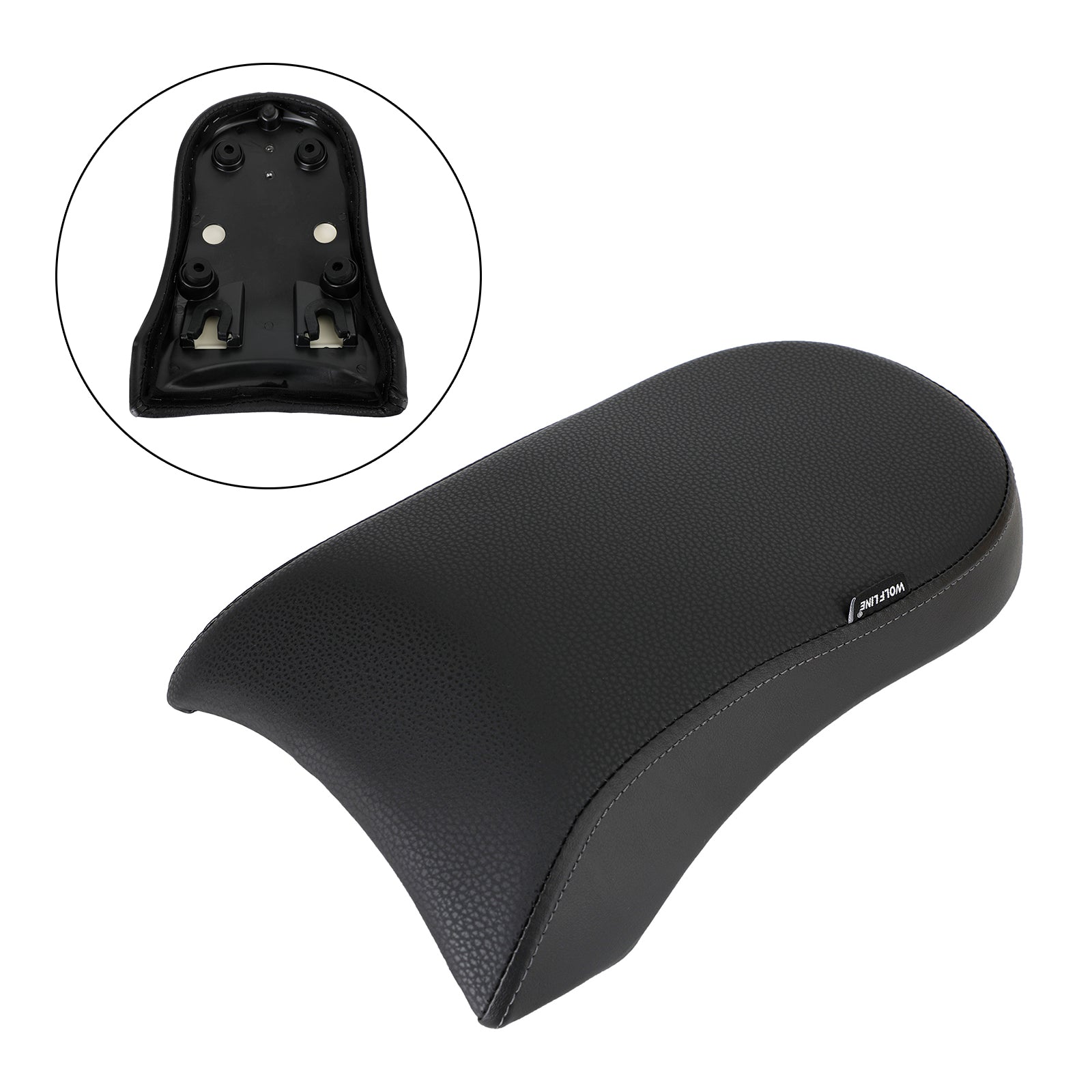 Sillín de asiento de pasajero trasero negro plano para bicicletas Bmw R18 2020-2022 2021