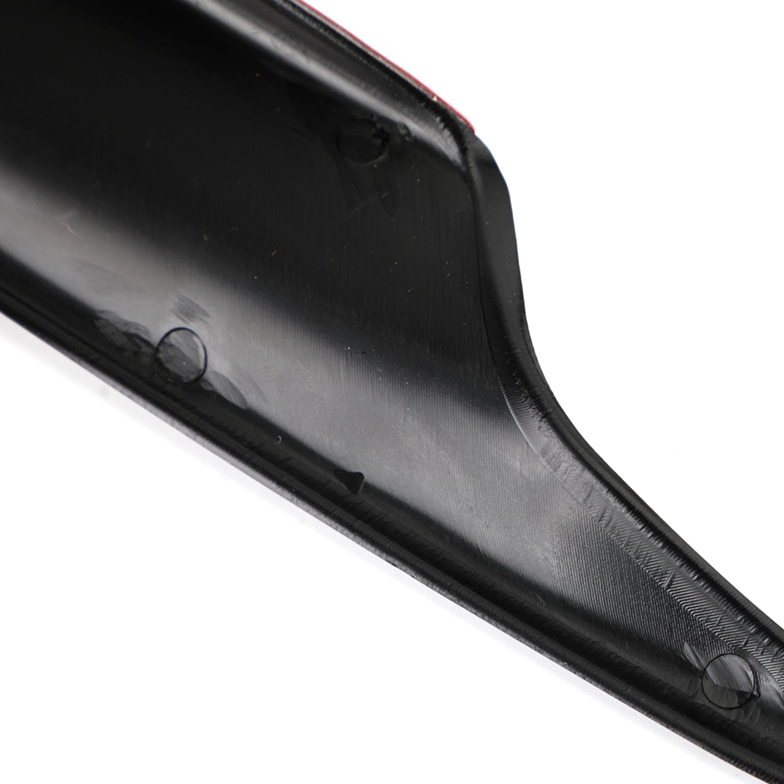 4 szt. Uniwersalne płetwy przedniego zderzaka samochodu Splitter Spoiler Canards Gloss Black