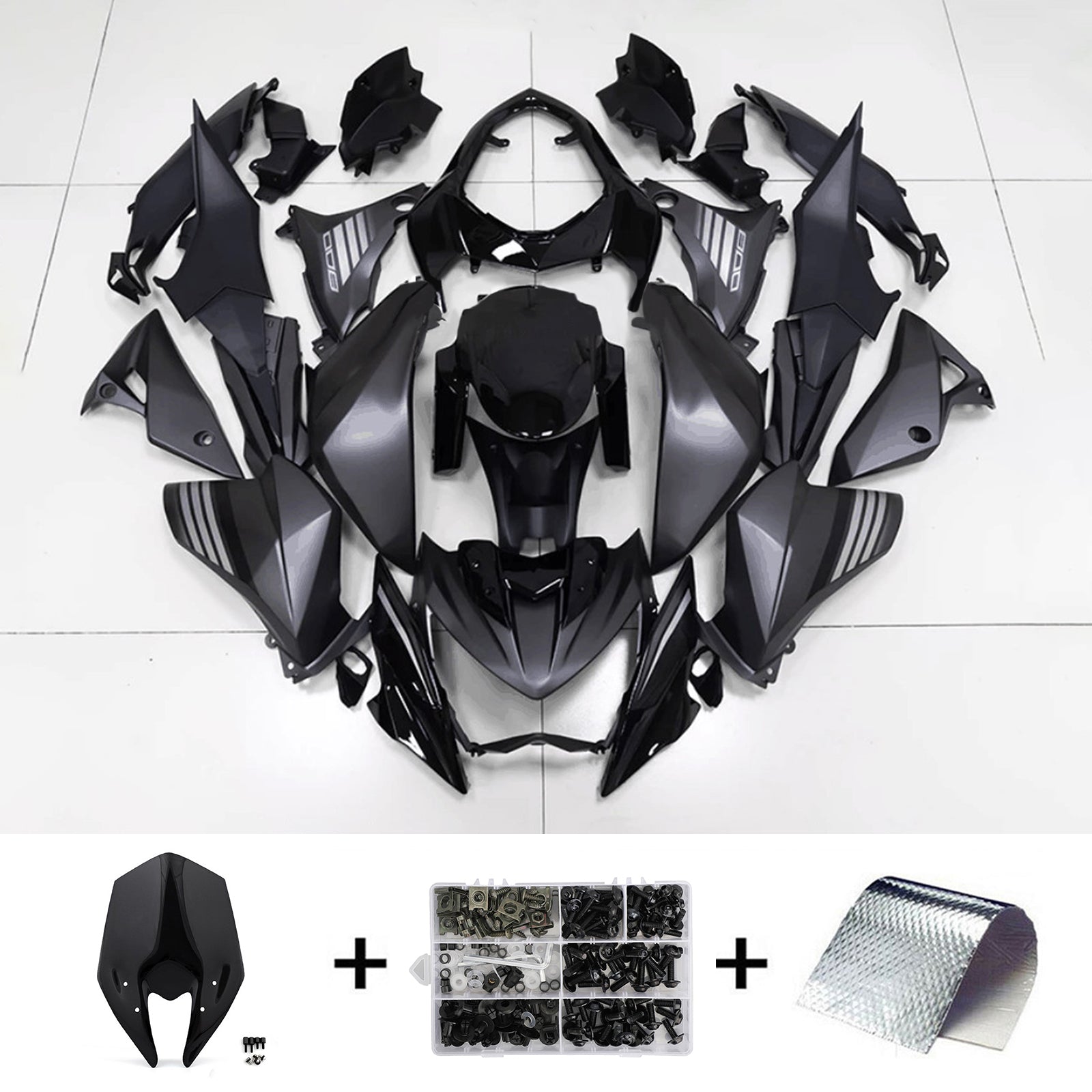 Amotopart Kawasaki Z800 2013-2018 ABS kunststof carrosseriekuipset