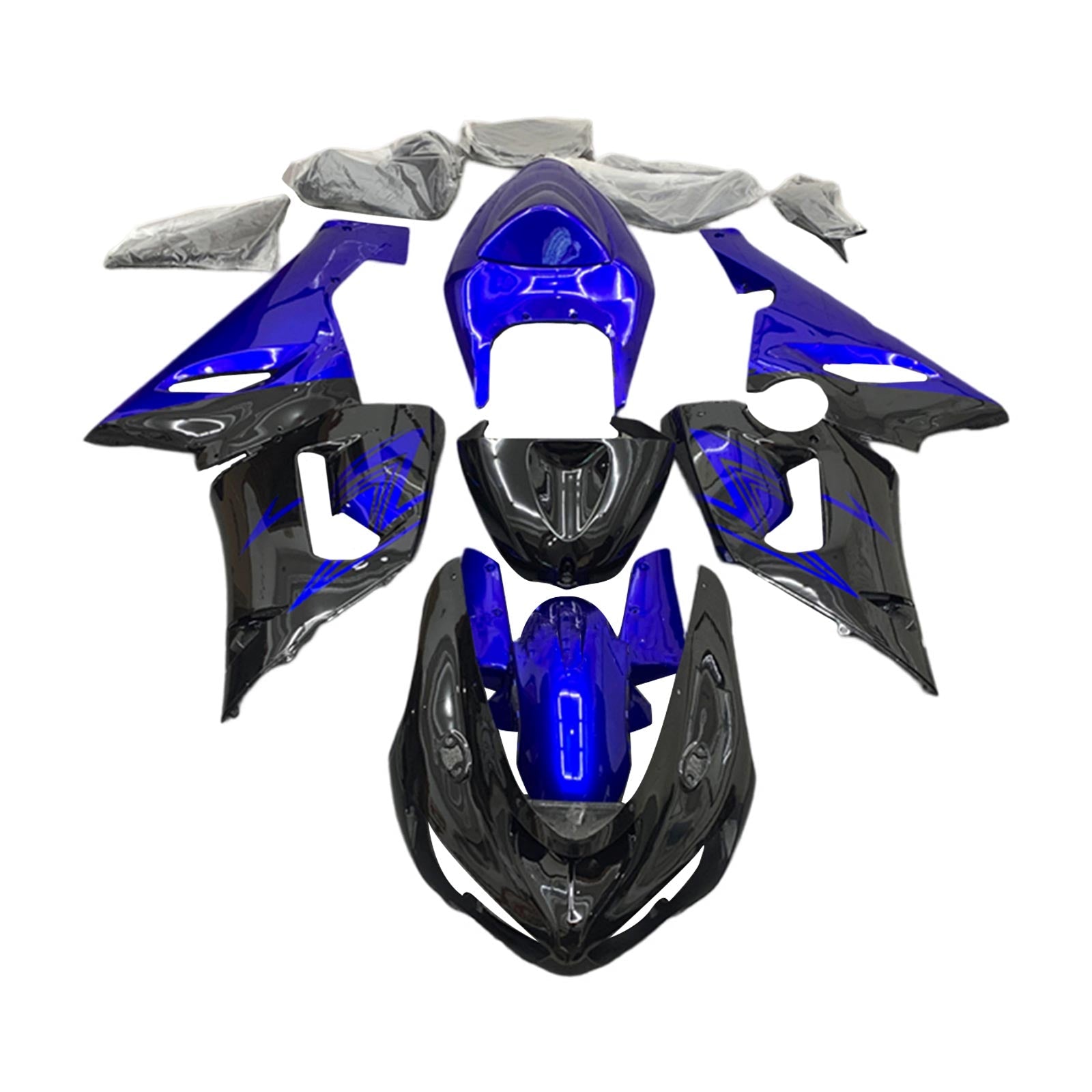 Amotopart Kawasaki ZX6R 636 2005-2006 ABS kunststof carrosseriekuipset