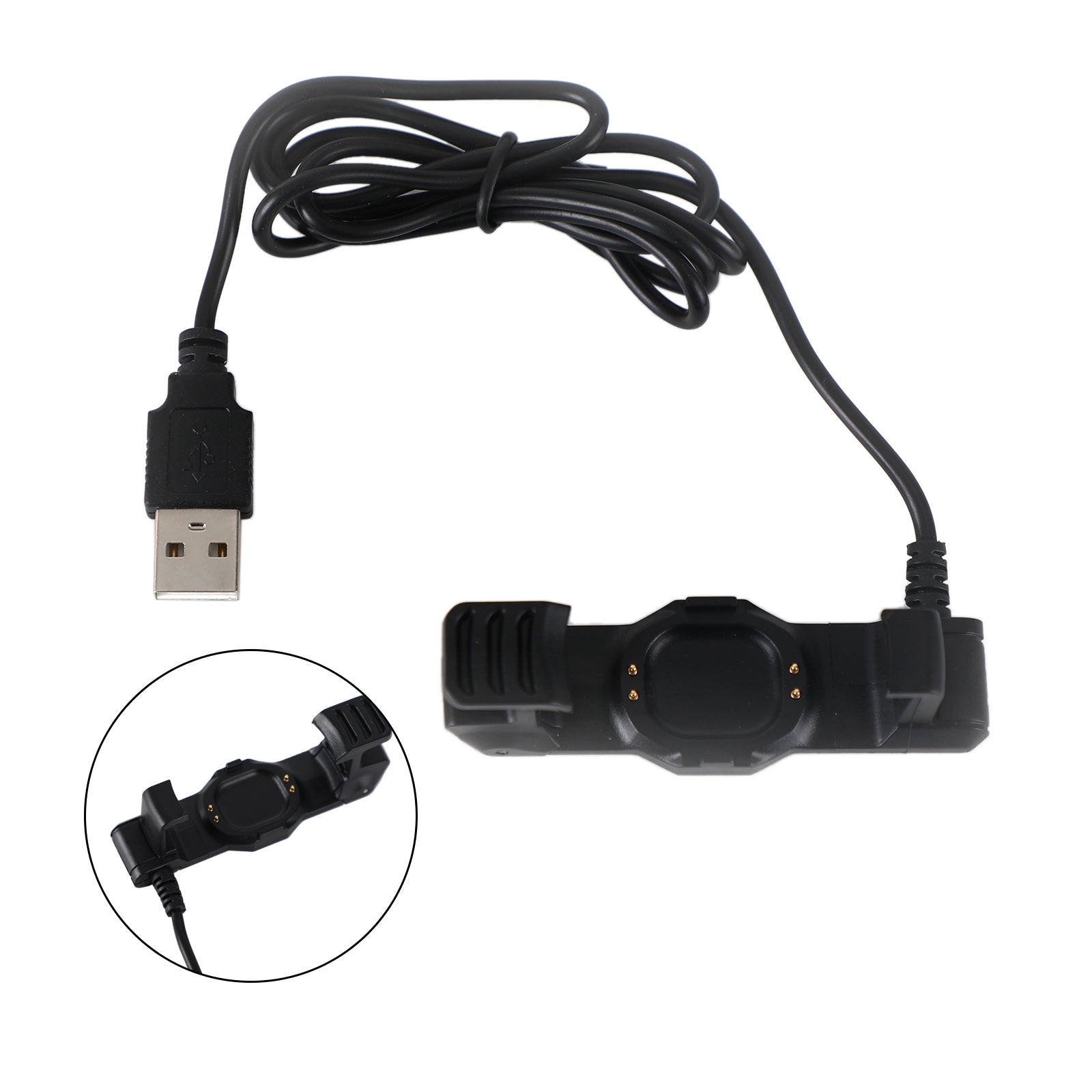 USB-oplader Oplaadstation Synchronisatiegegevens + oplaadkabel voor Forerunner225 Smart Watch