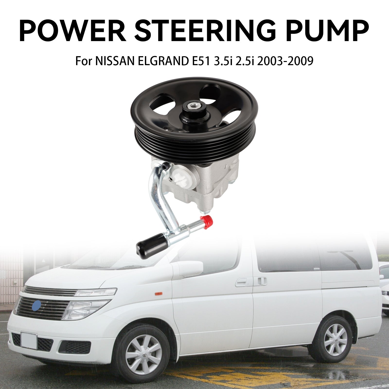 Nissan Elgrand E51 3.5I 2.5I 2003-2009 Pompe de direction assistée 8X113468