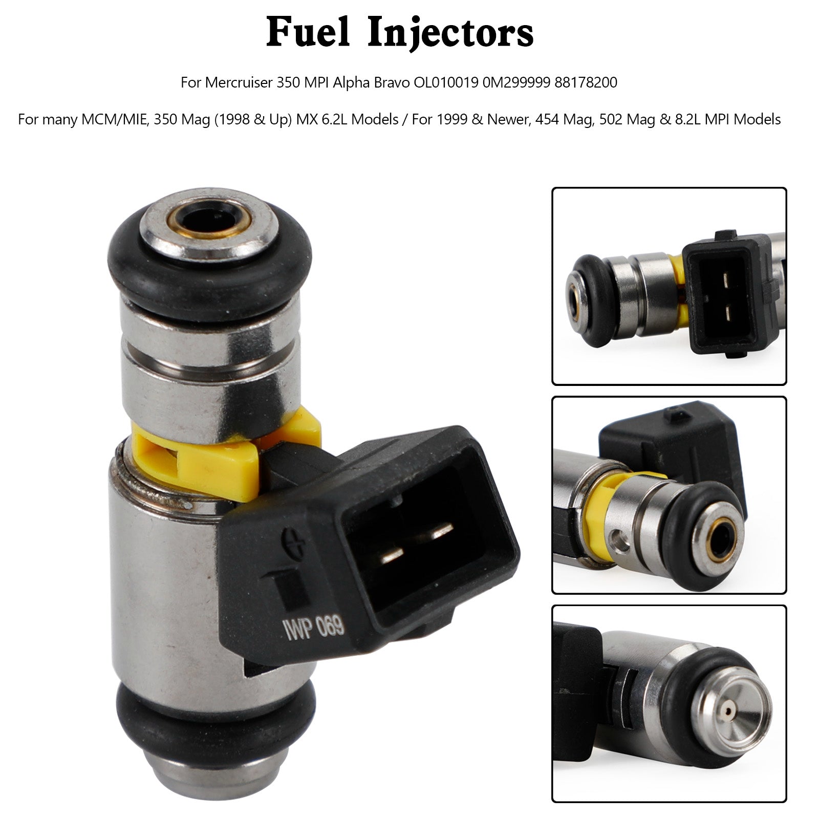 Iniettori di carburante per Mercruiser 350 MPI Alpha Bravo OL010019 0M299999 88178200