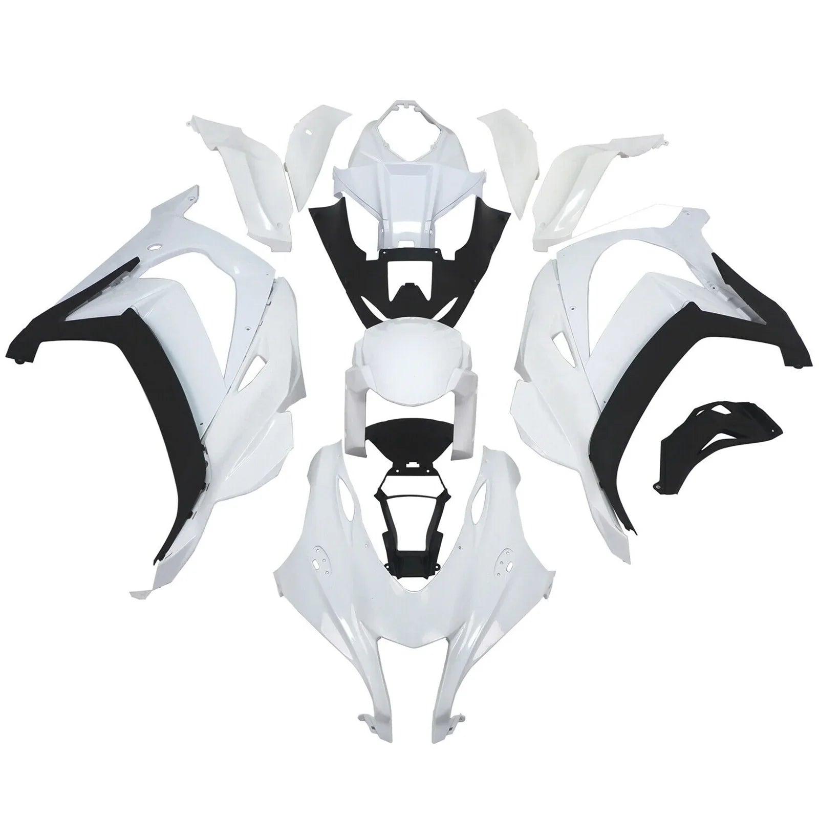 Amotopart Kawasaki ZX10R 2016-2019 Ongelakte kuipspuitgietmatrijs