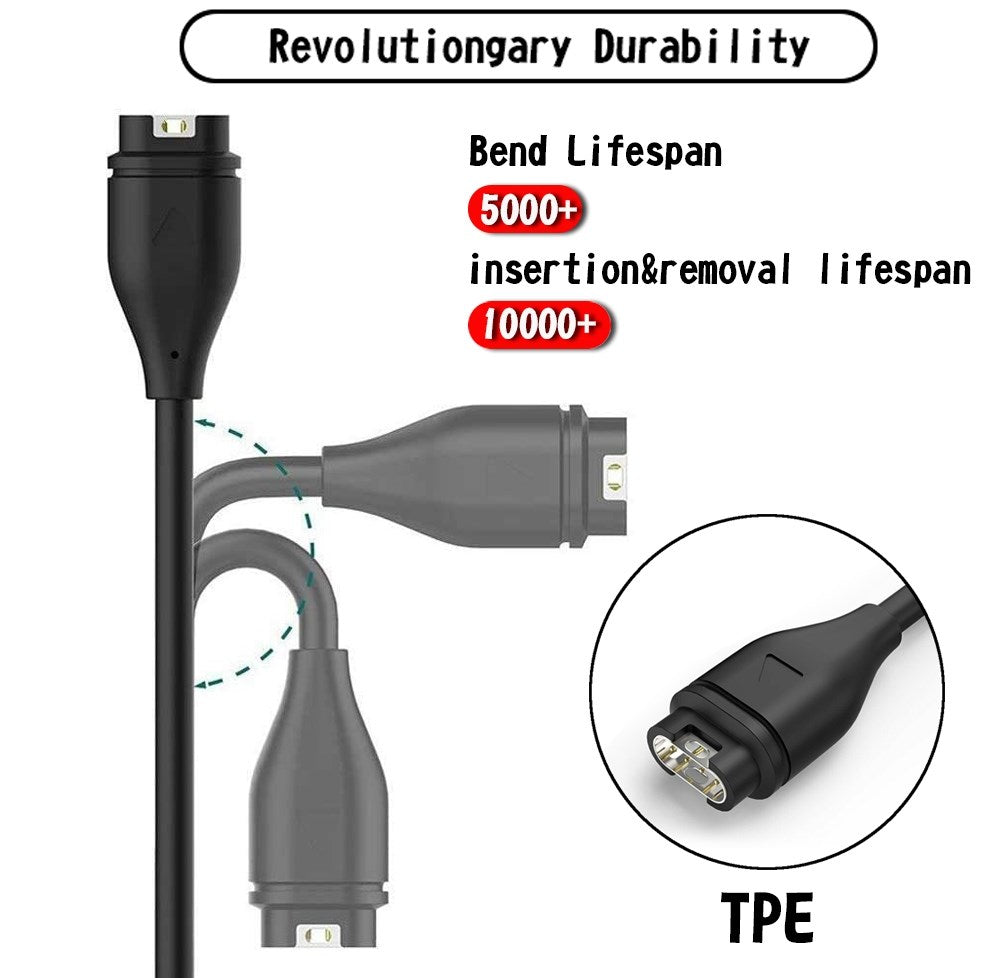 Cavo di ricarica USB per Garmin Fenix 5 5S 5X Vivoactive 3 Vivosport