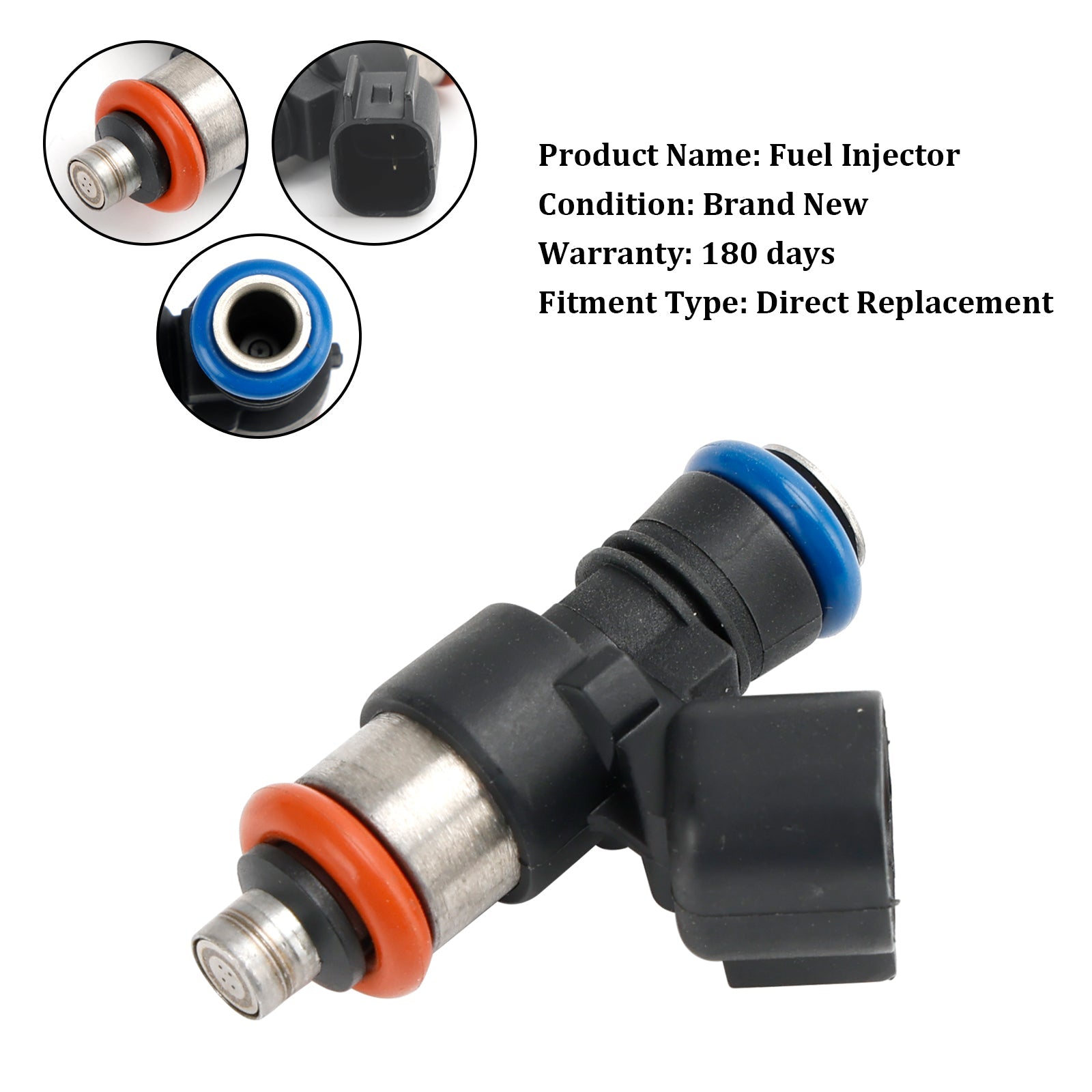 1 pz Iniettore di carburante 0280158191 Misura per Ford Explorer Taurus Edge Flex 3.5L 2011-2017