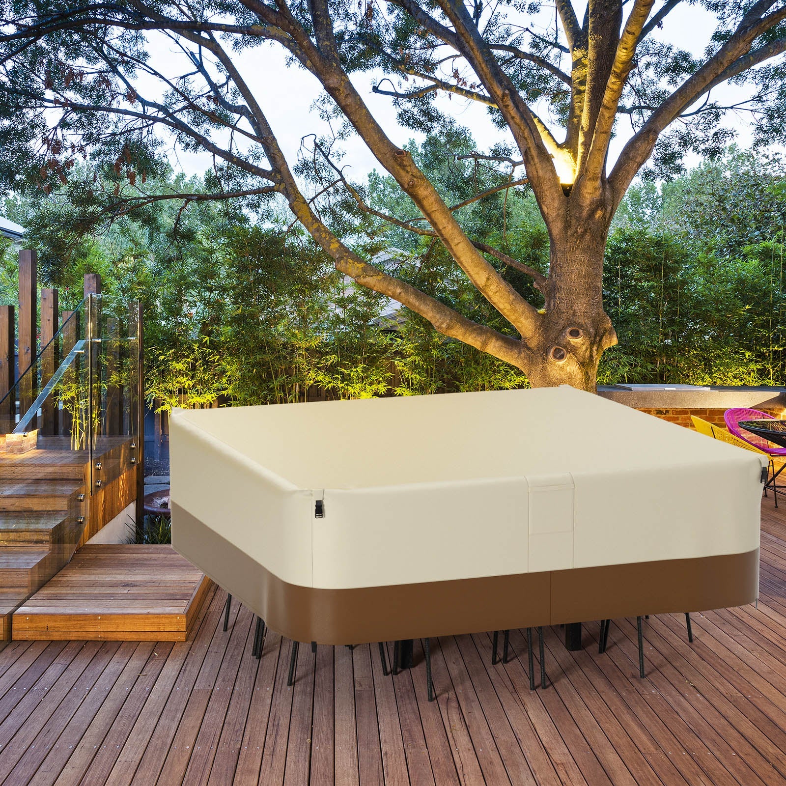 420D meble na patio wodoodporne na stół i krzesła zewnętrzne