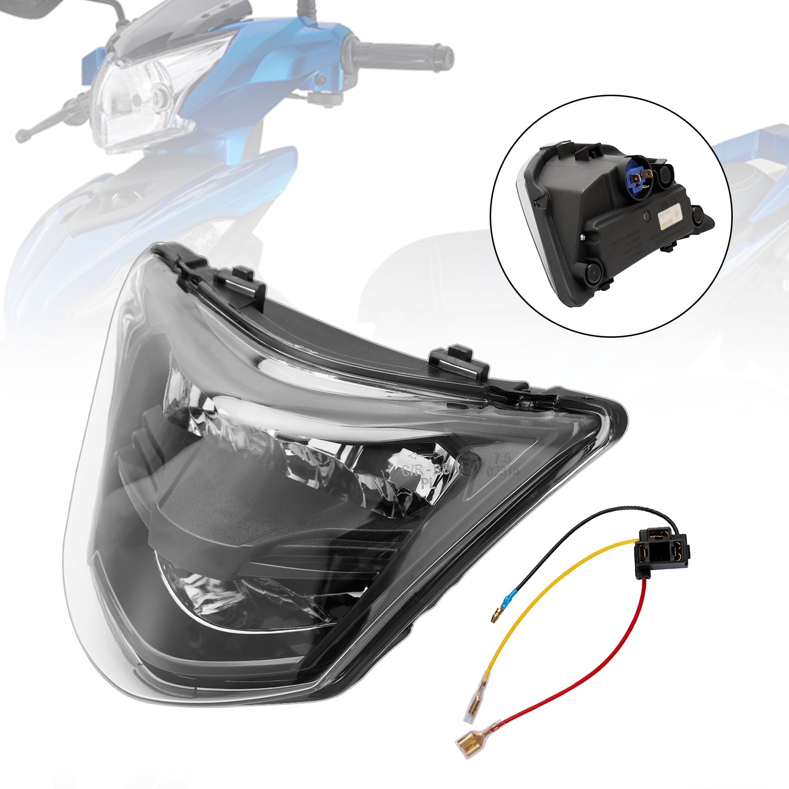 Yamaha LC135-V1 LC135 V1 Koplamp LED-beschermer vooraan