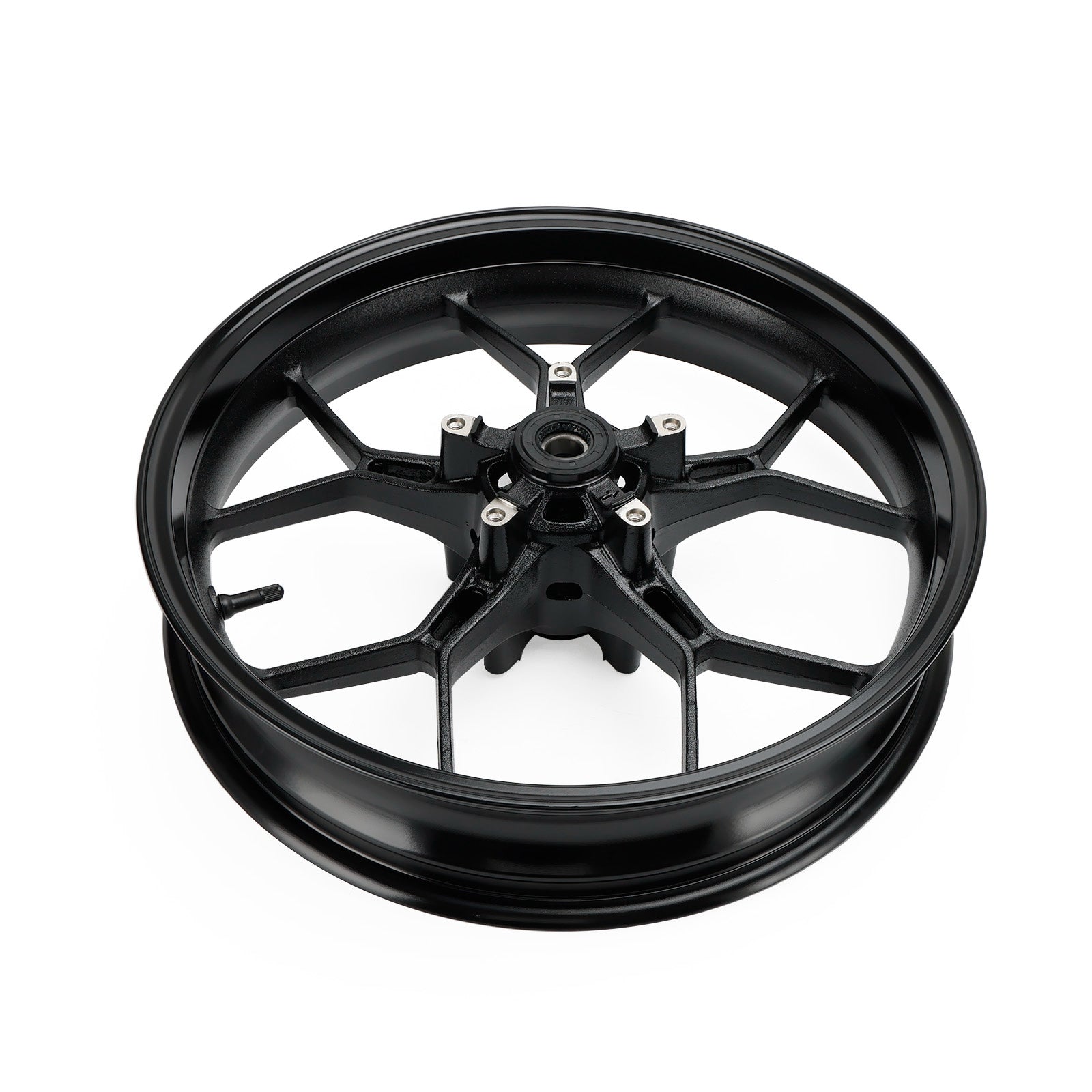 Jante Billette Haut de Gamme - Avant pour Honda CBR650R 2019-2023 - Finition Peinte Noire