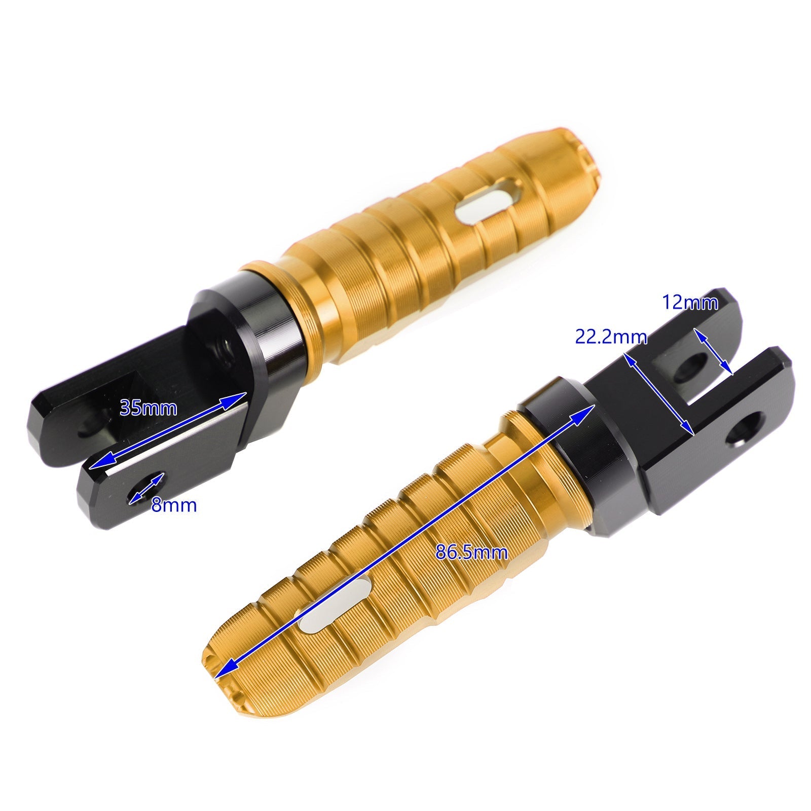 Footrests przed Footrestem dla Triumph Street Triple 765/R/S/Rs Daytona 675/R Generic