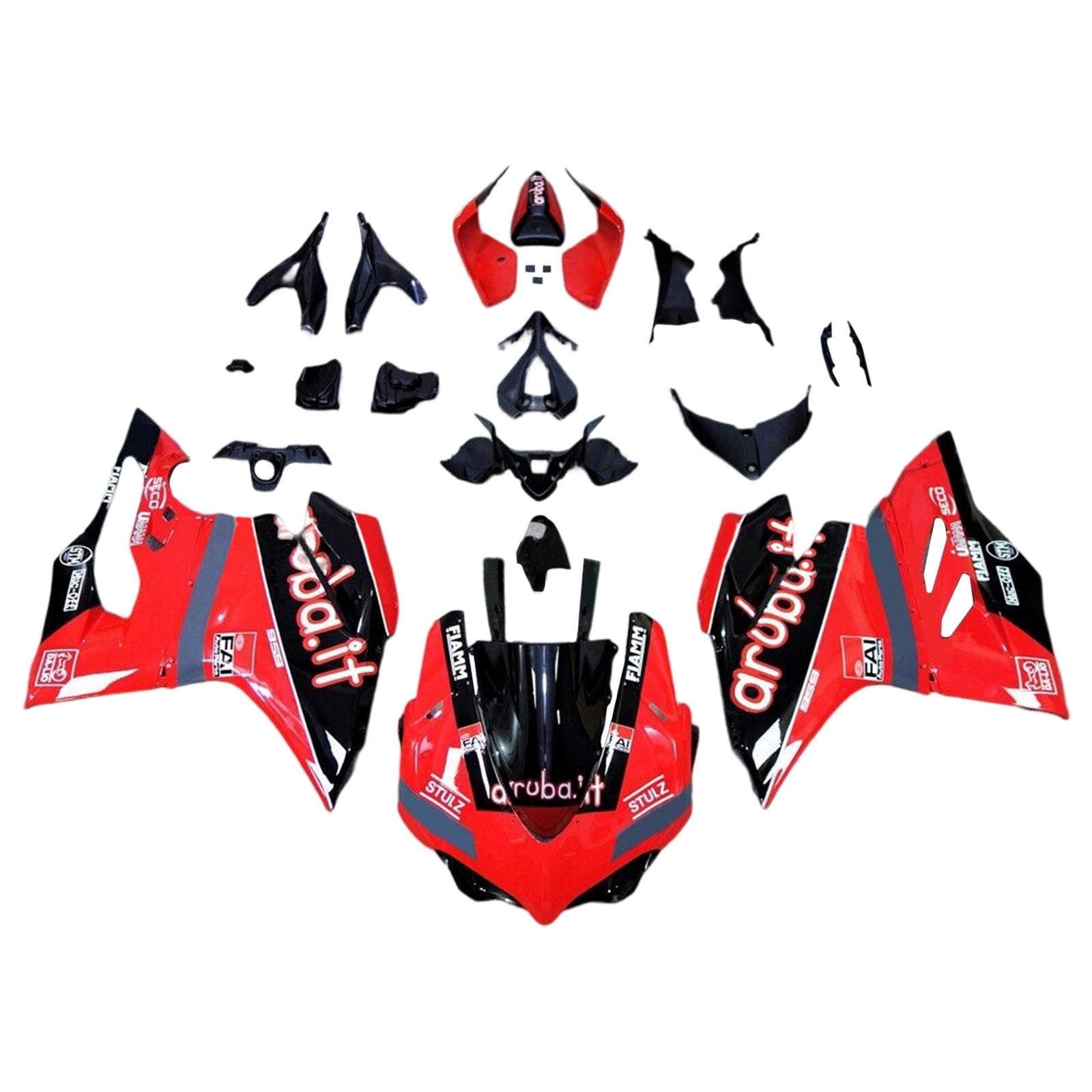Amotopart Ducati 1299 2015-2020 Kit Carénage Carrosserie Plastique ABS