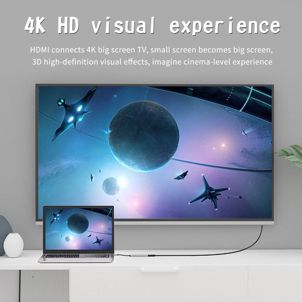 Adattatore dock HUB tipo C PD USB C USB 3.0 da 4 in 1 a HD per PC Mac Windows