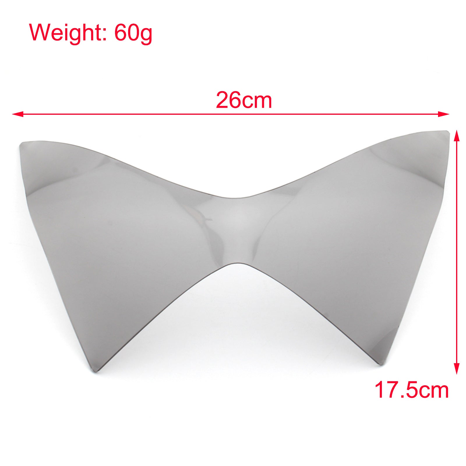 Zaščitnik sprednjega žarometa leče, primernega za Kawasaki Z250 Z300 Z800 13-16 generični dim