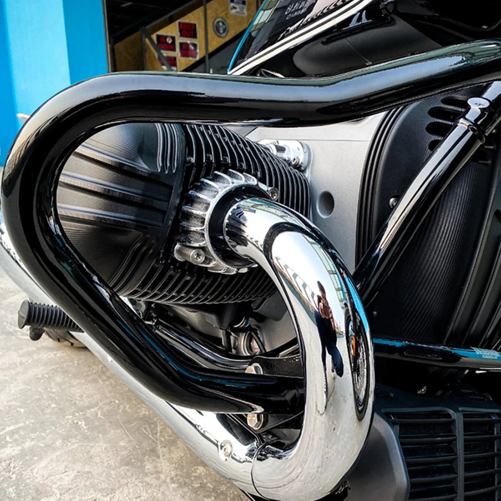 20-21 BMW R18 Classic Strażnik Strażowy Ramka przeciwpoślizgowa Ochracją Ogólne