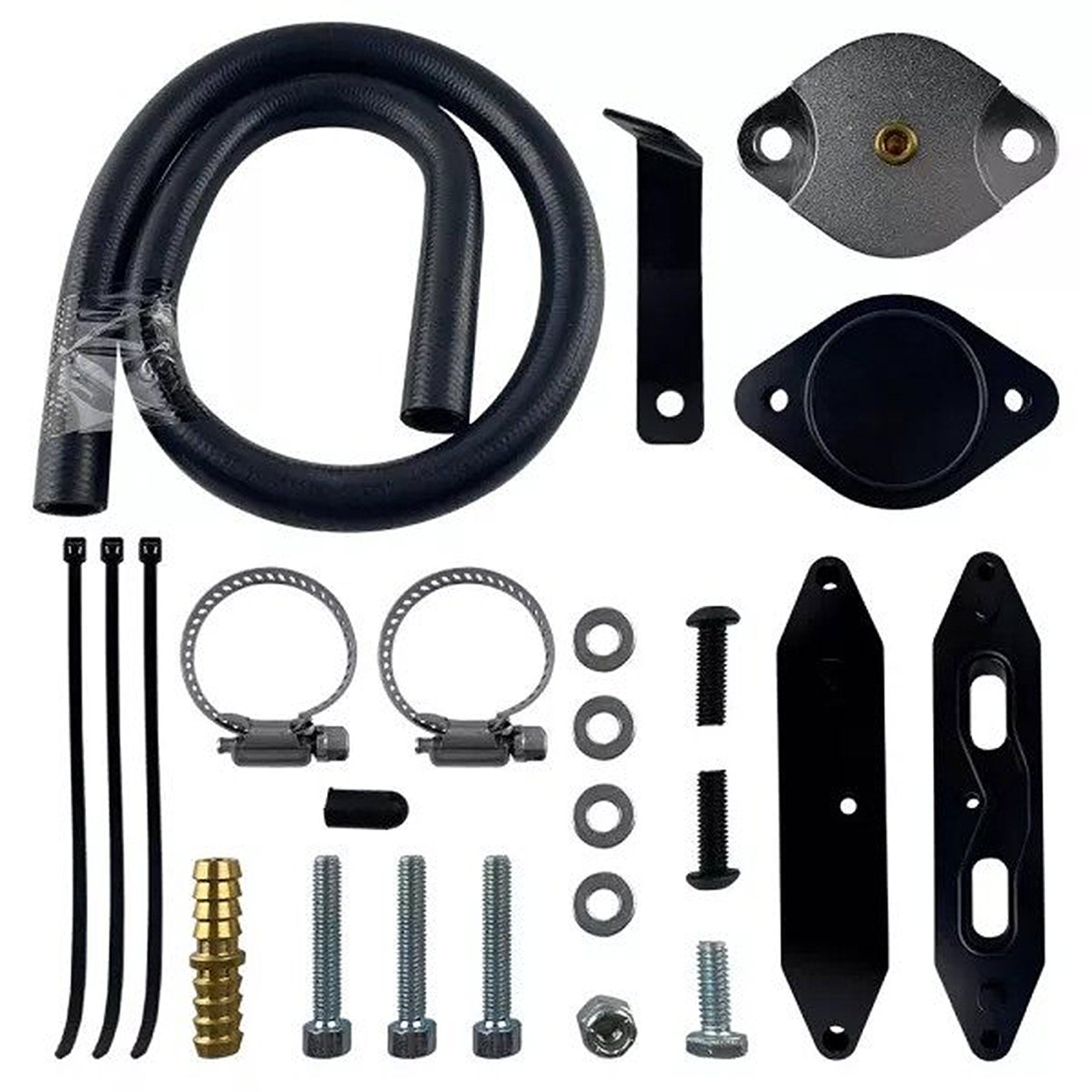 Kit de eliminación de EGR diésel Powerstroke de 6,7 L para Ford 2011-2019 con derivación de refrigerante genérico