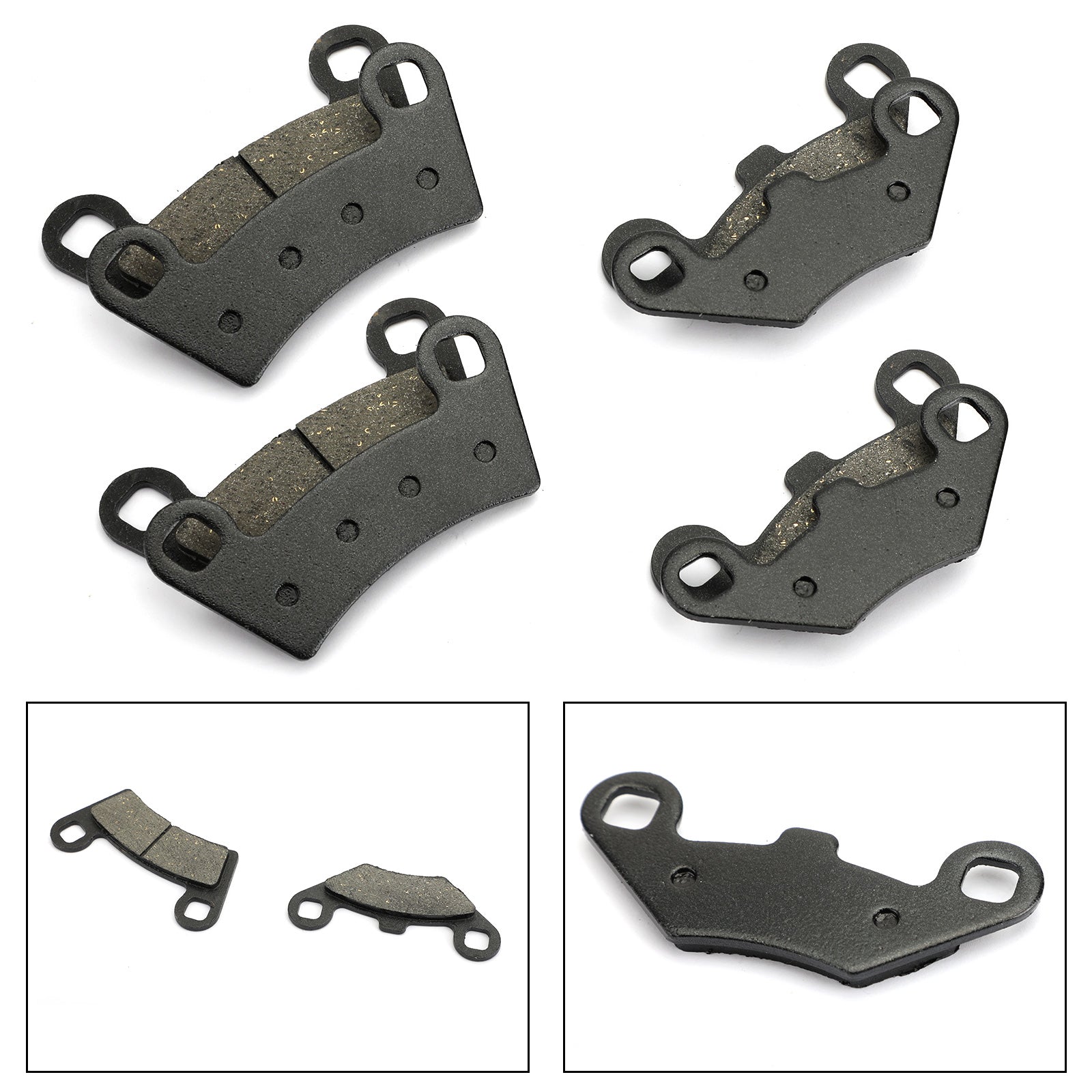 Sprednje in zadnje zavorne ploščice za Polaris Razor RZR 800/RZR 800 S/RZR 800 EPS/RZR 570 Generic