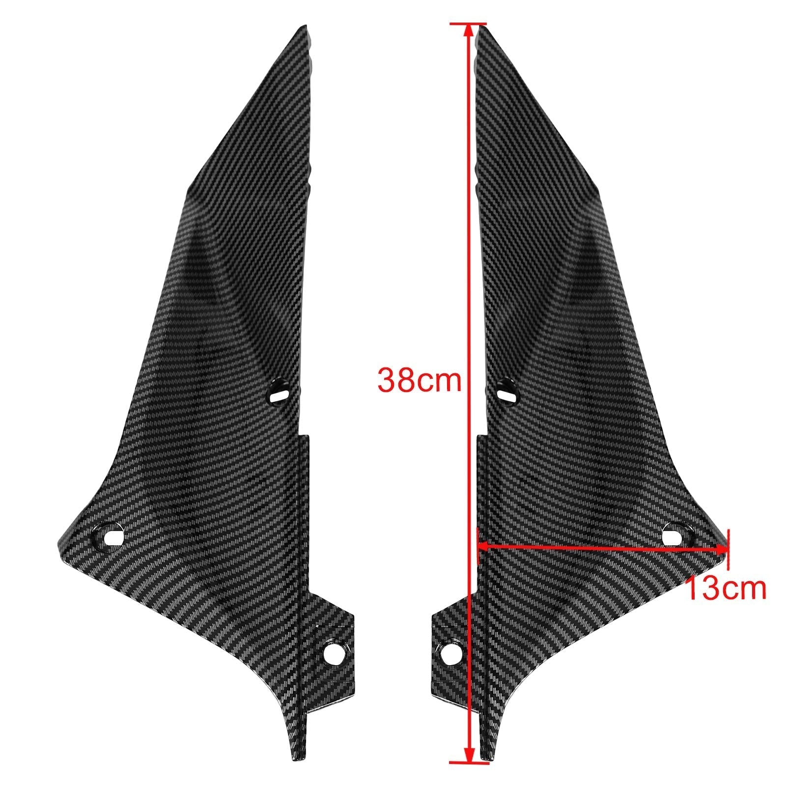 Cubierta lateral del tanque de gasolina, panel de carenado para Yamaha YZF R1 2002-2003, carbono genérico