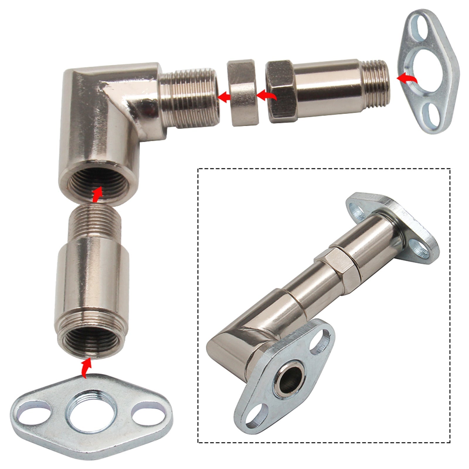 Toyota Tacoma Etc O2 Oxygen Spacer Sensor Extension Multi 90 Degrés 02 Générique