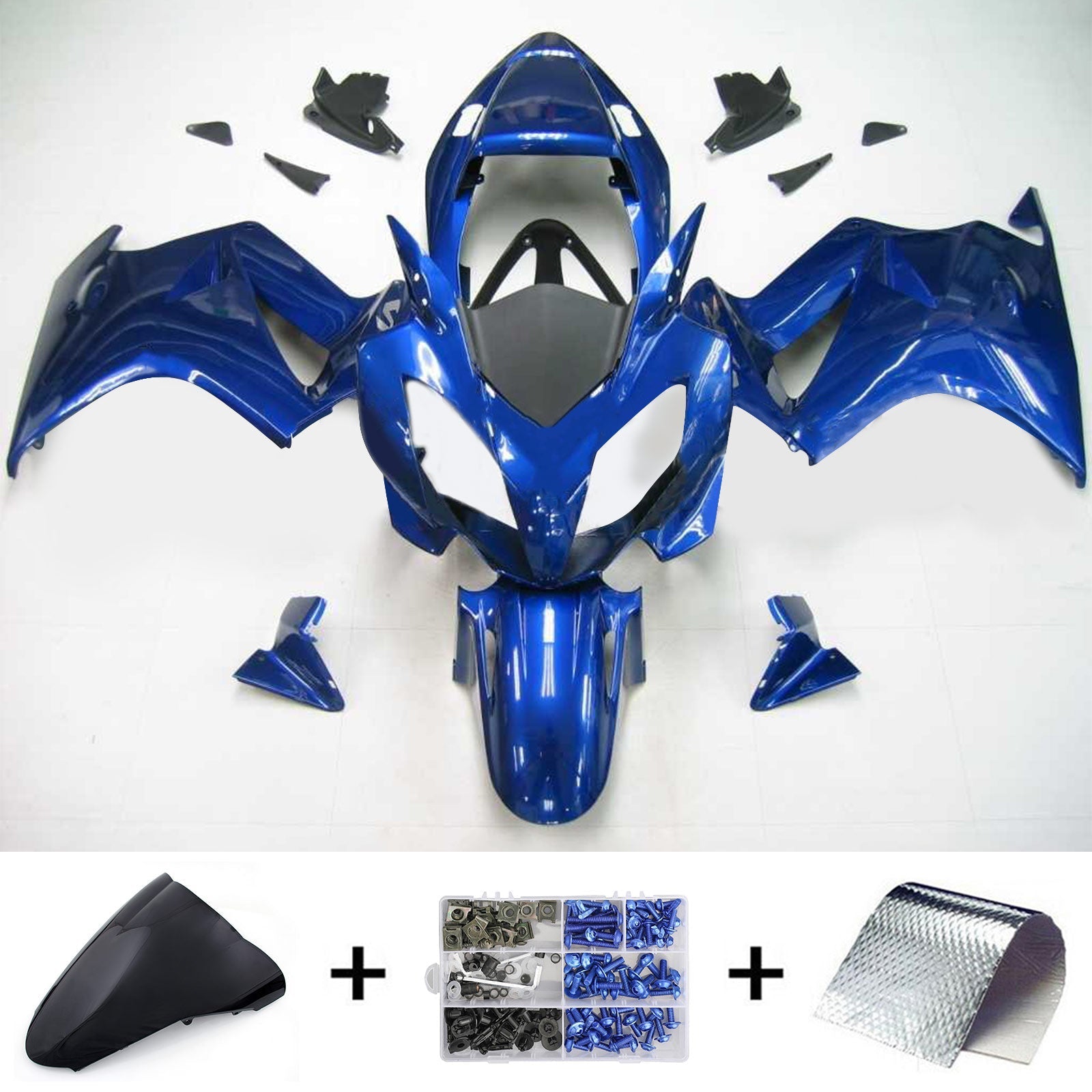 Amotopart suojat Honda VFR800 2002-2012 Ruiskutus ABS Muovikori 006# Generic