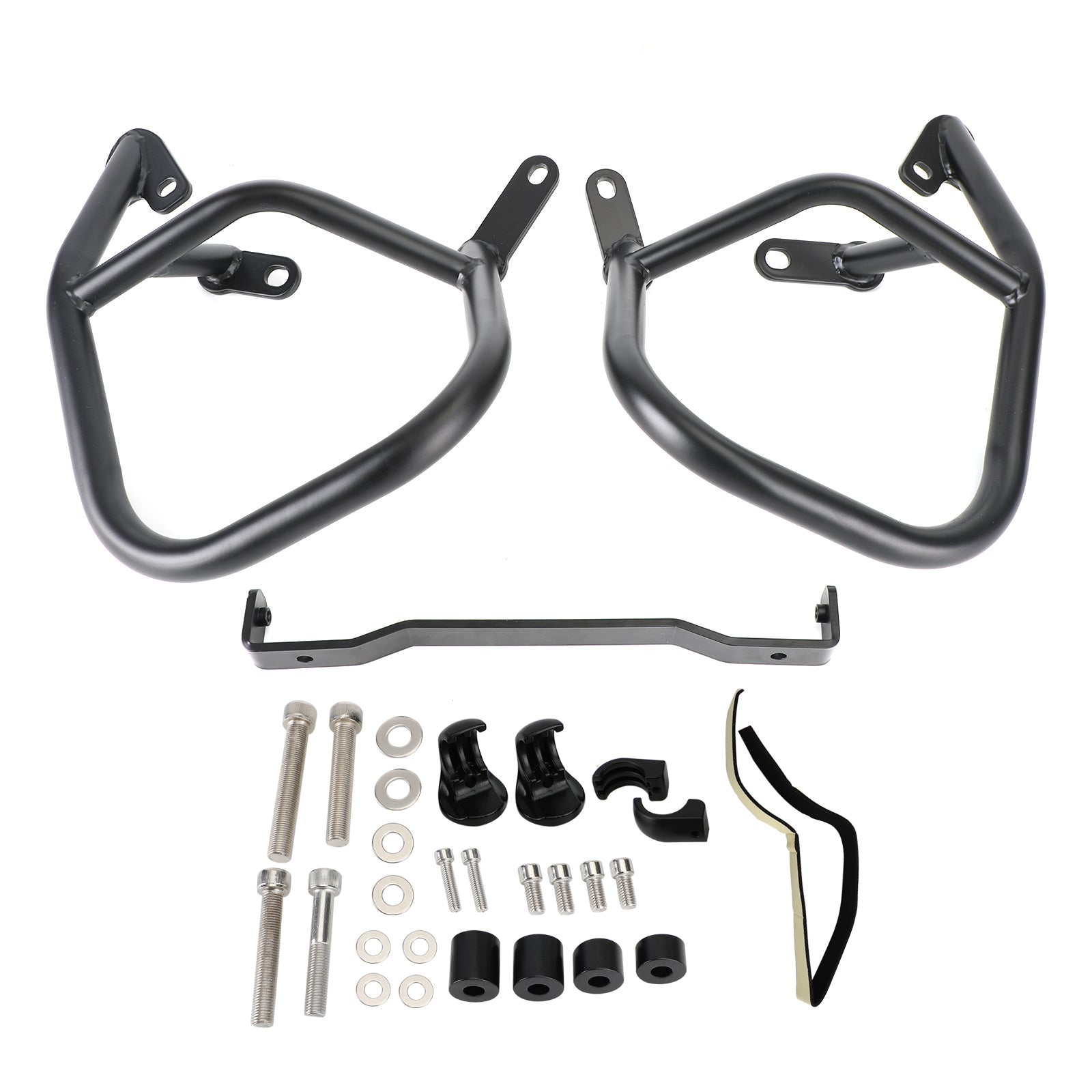 Zwarte onderste motorbeschermers voor Yamaha Tenere 700 Xt 700Z 19-21 20 Generiek