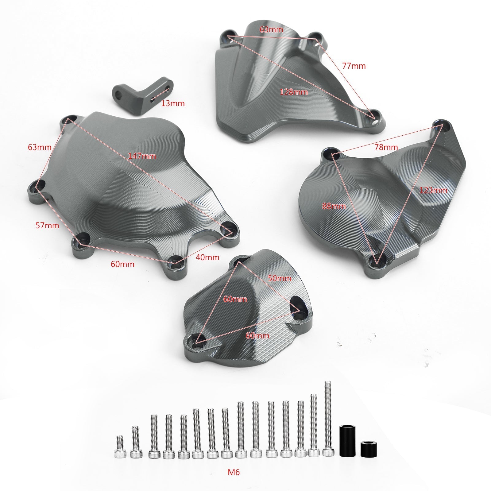 Aluminiowy silnik kapturowy dla BMW S1000RR 19+ S1000XR 20+ Tytan Generic