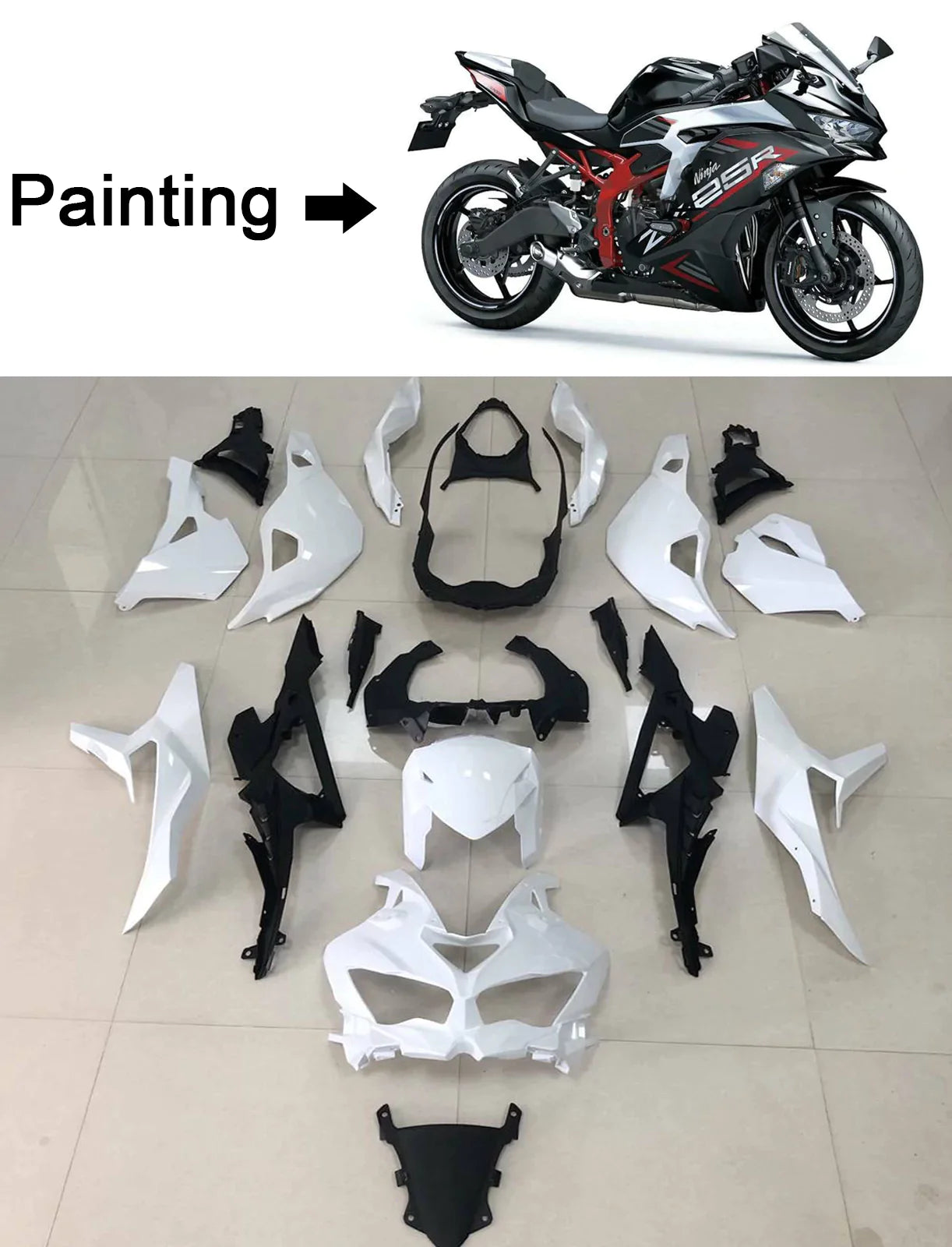 Amotopart Kawasaki Ninja ZX-25R kuipset 2020-2021