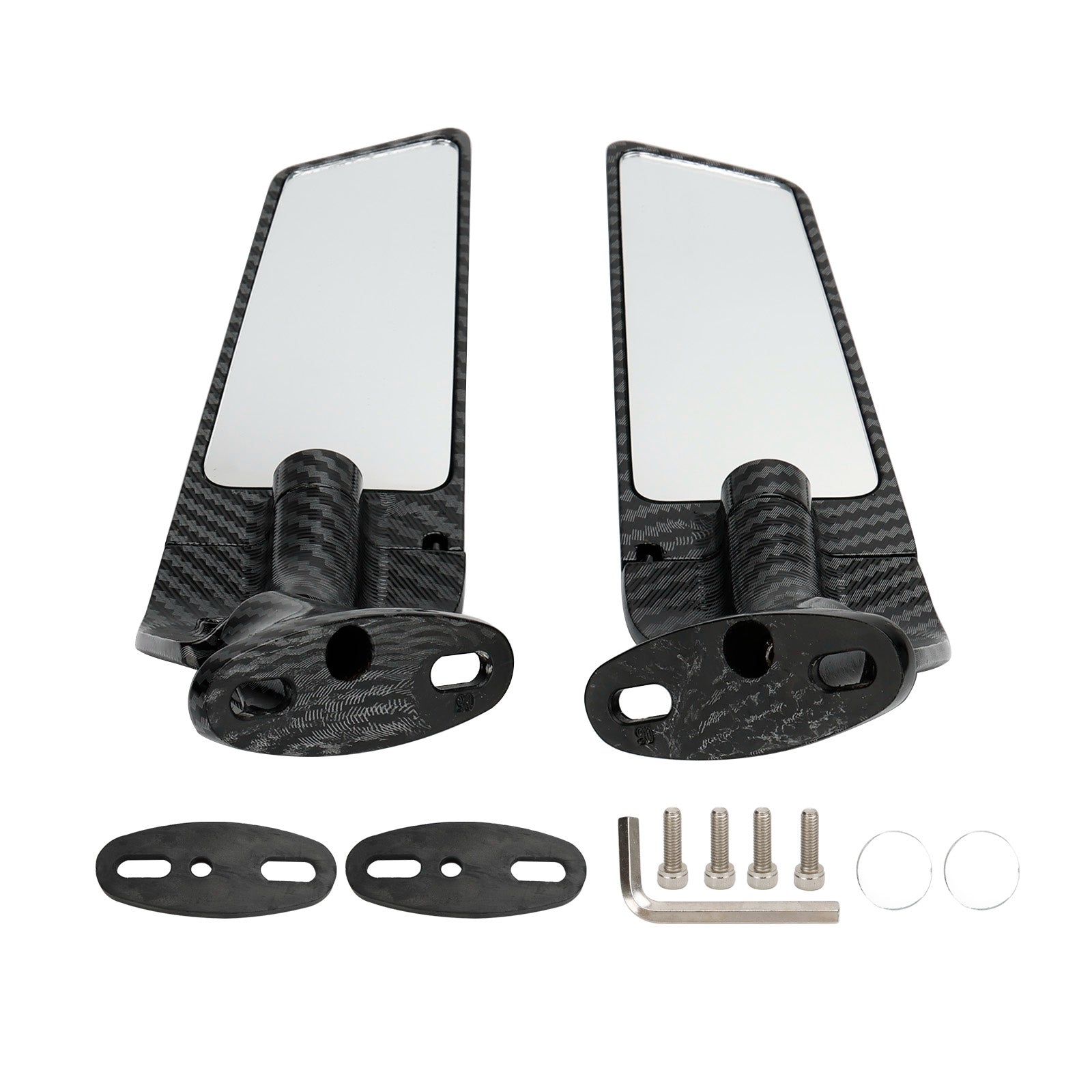 Rétroviseurs à aileron pivotant pour Honda CBR600RR 03-2012 CBR600F 11-2014