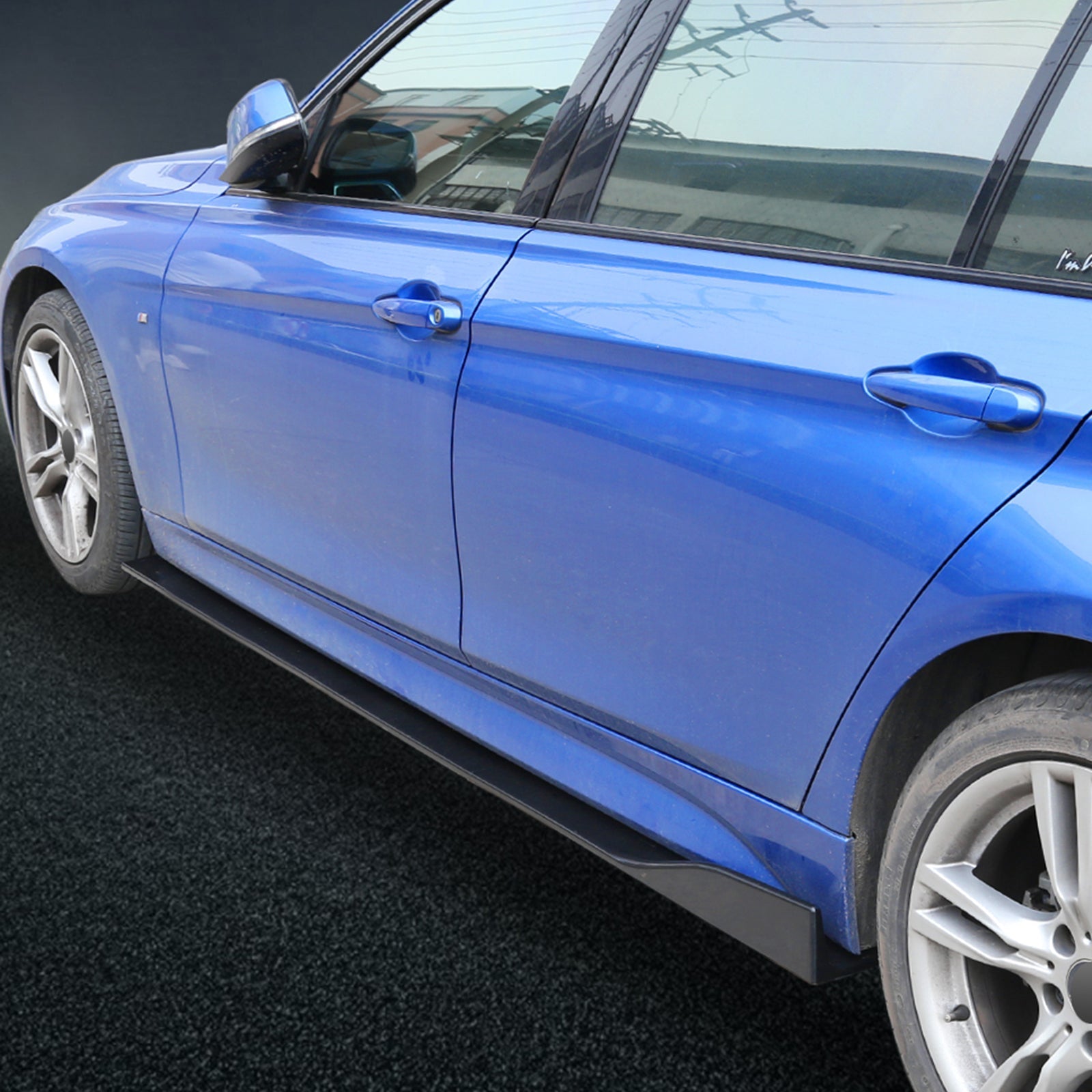 78,7" Universele zijskirtverlengingen Rockerpaneelsplitters Lip Koolstofvezel Algemeen