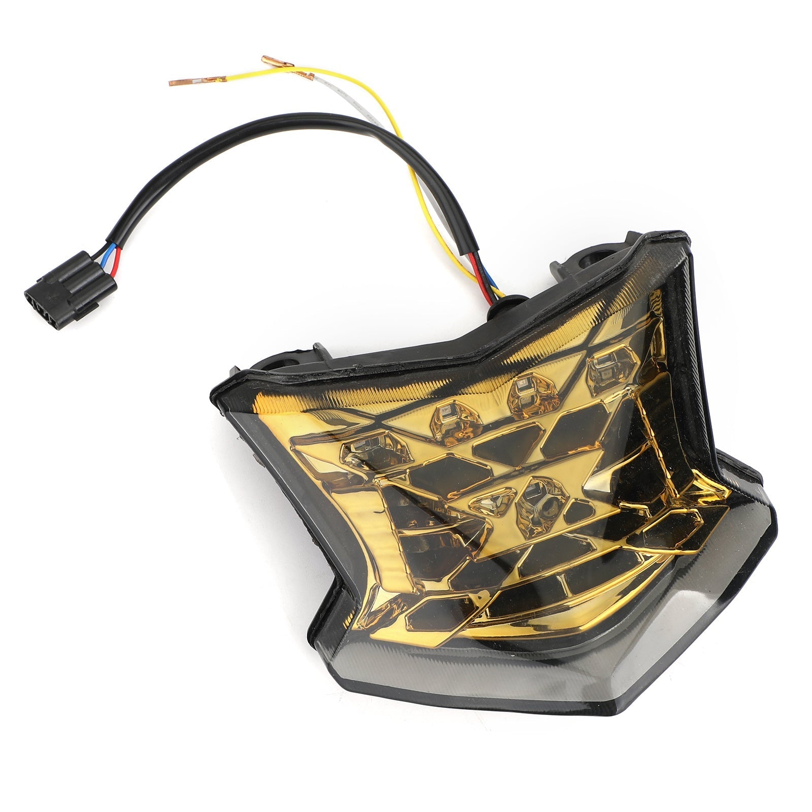 Clignotants de frein à LED feu arrière pour Kawasaki Z650 Ninja 650 Z900 17-19 argent générique