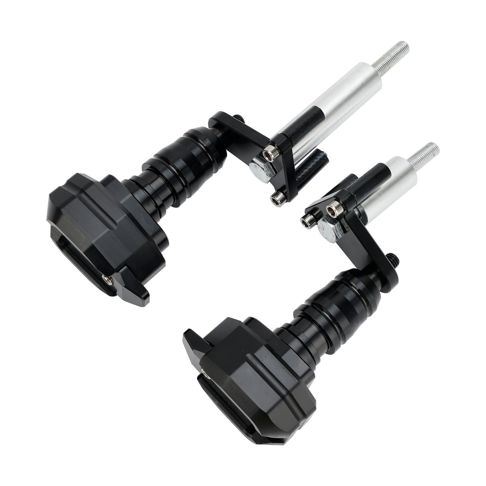 Kawasaki Ninja 400 Z400 2018-2023 Slider protezione bobina alluminio nero