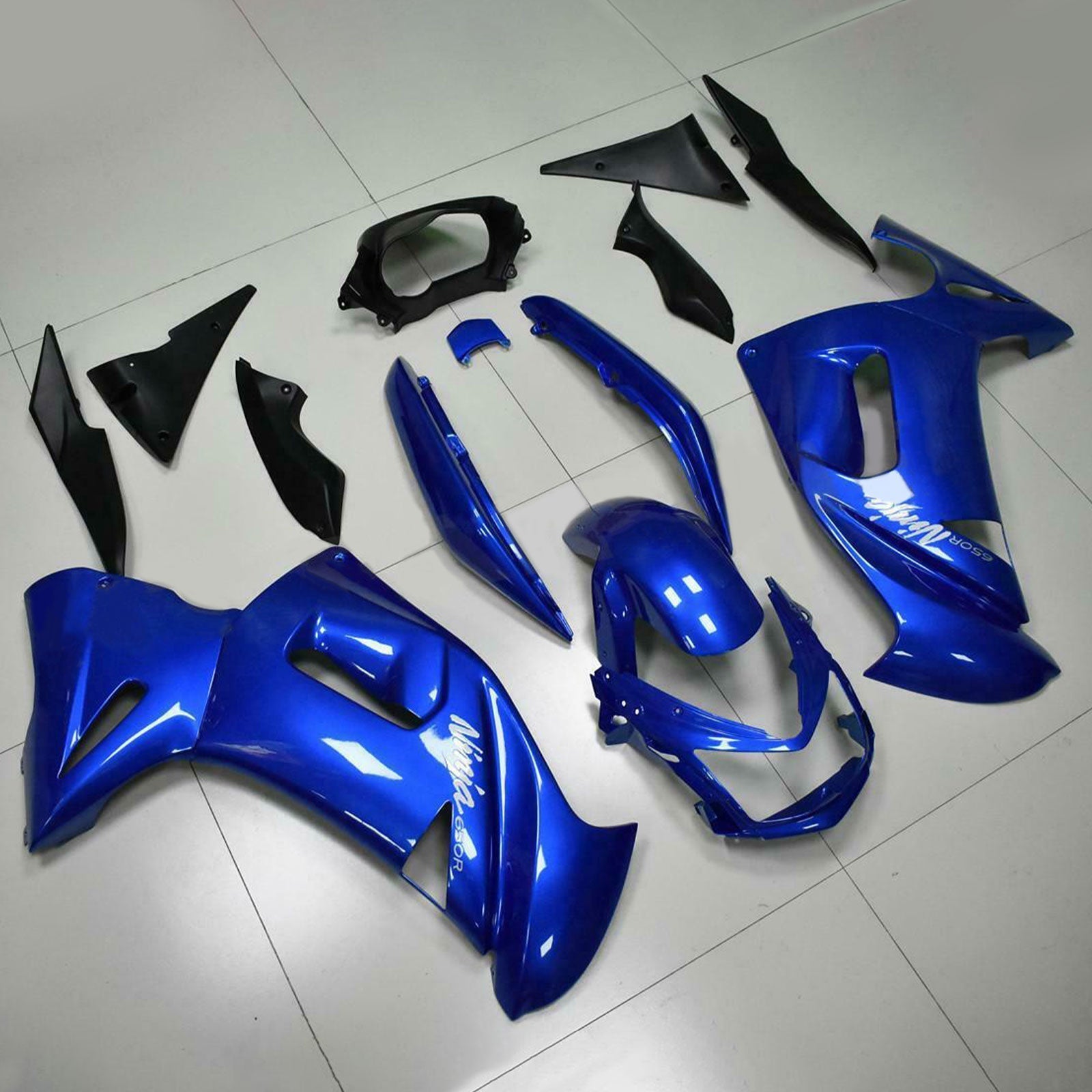 Zestaw owiewek plastikowych Amotoaprt do Kawasaki Ninja 650 ER-6F EX650 2006-2008 01 # Generic