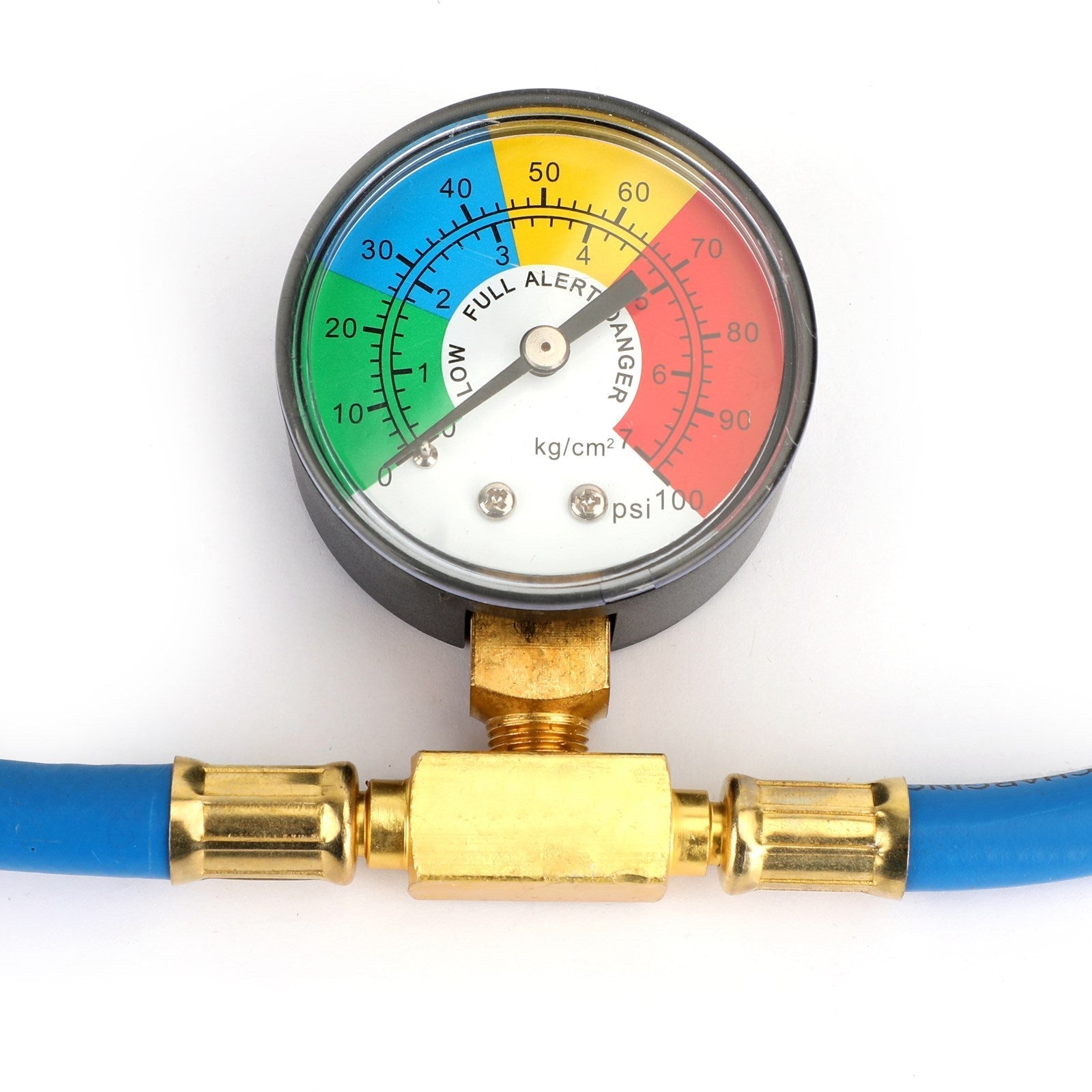 Tuyau de mesure de recharge de réfrigérant AC R134A pour climatisation de voiture automatique avec jauge