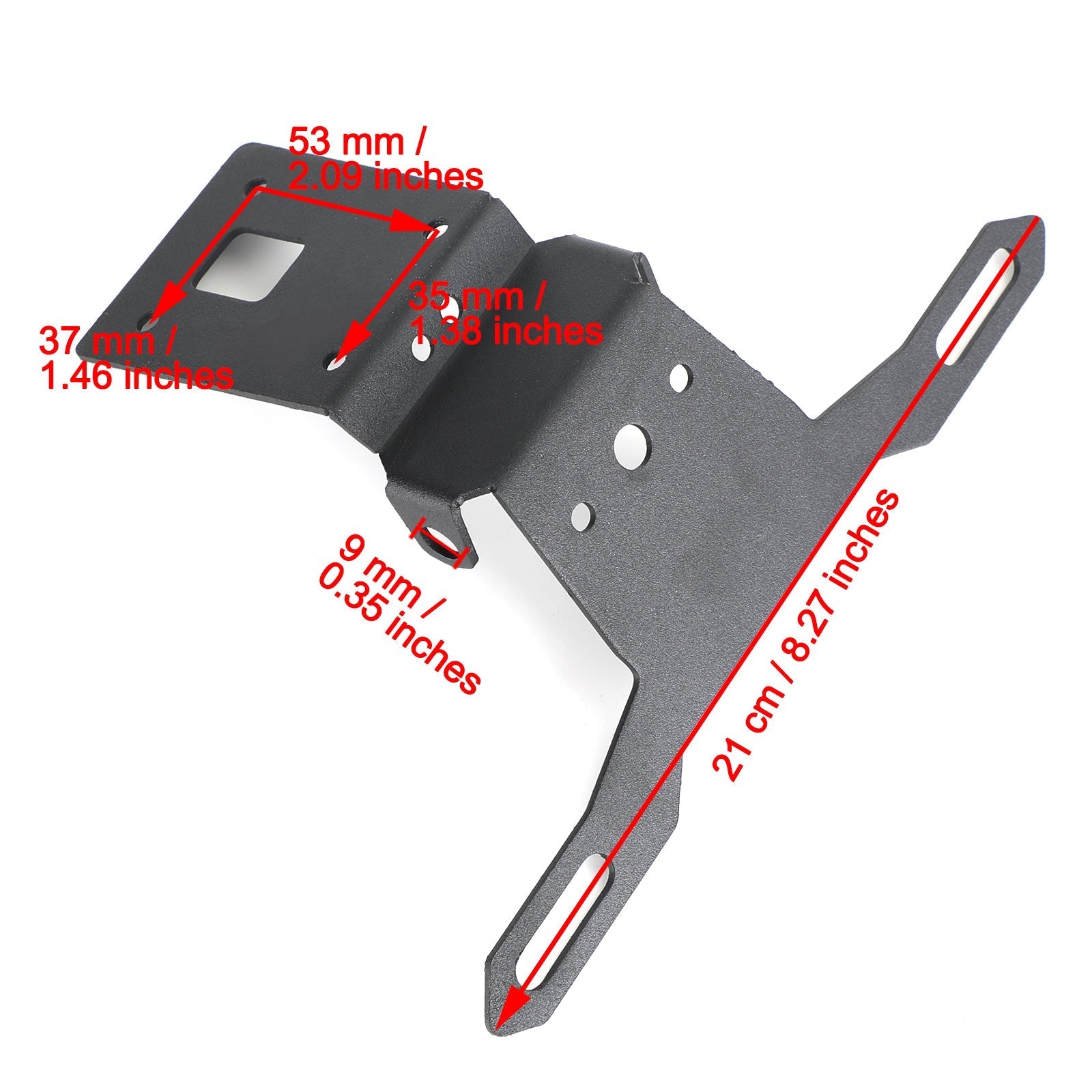 Wspornik ramy uchwytu tablicy rejestracyjnej dla Kawasaki ZX-6R 2019-2021 Generic