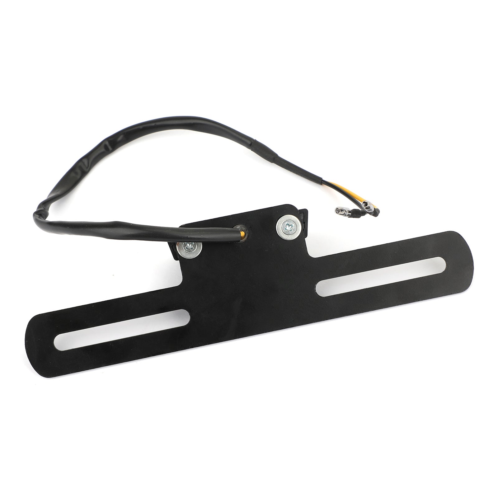 Universaali moottoripyörän rekisterikilven pidike yleisvalolla