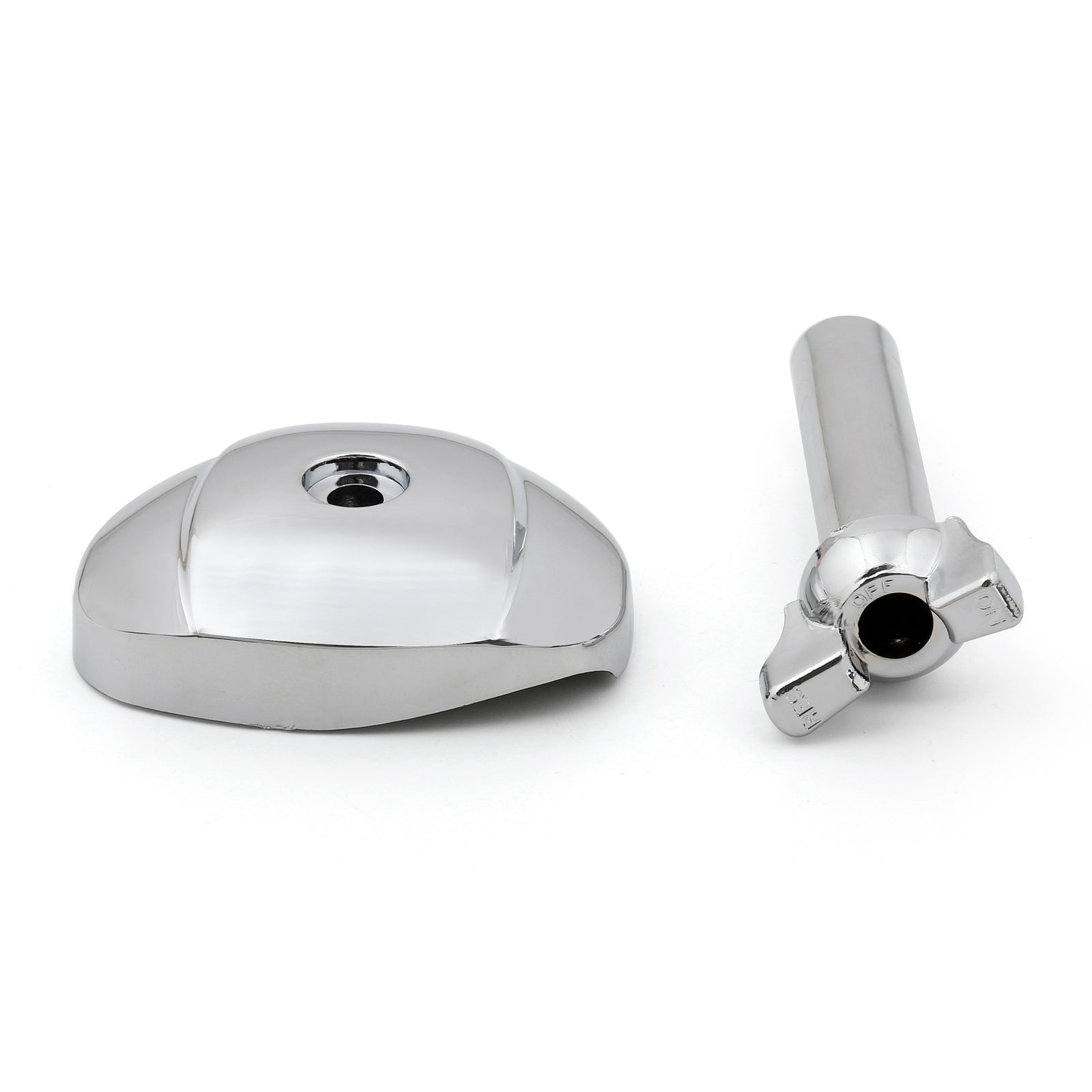 1992-1997 Honda NV400 Steed 400 kromi kaasuläpän suojus Petcock-vivulla