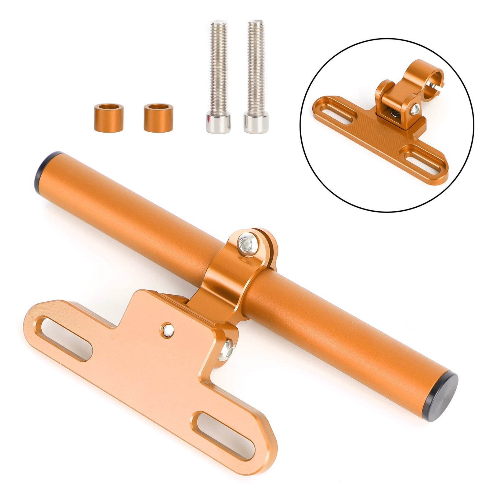 Medium nawigacyjne dla wsparcia wsparcia telefonicznego 22 mm dla motocyklowych motocyklowych srebrnych