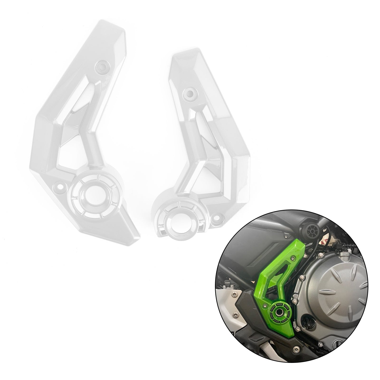 Carénage de protection latérale de cadre de moto pour Kawasaki Z650 Ninja 650 2017-2020 générique