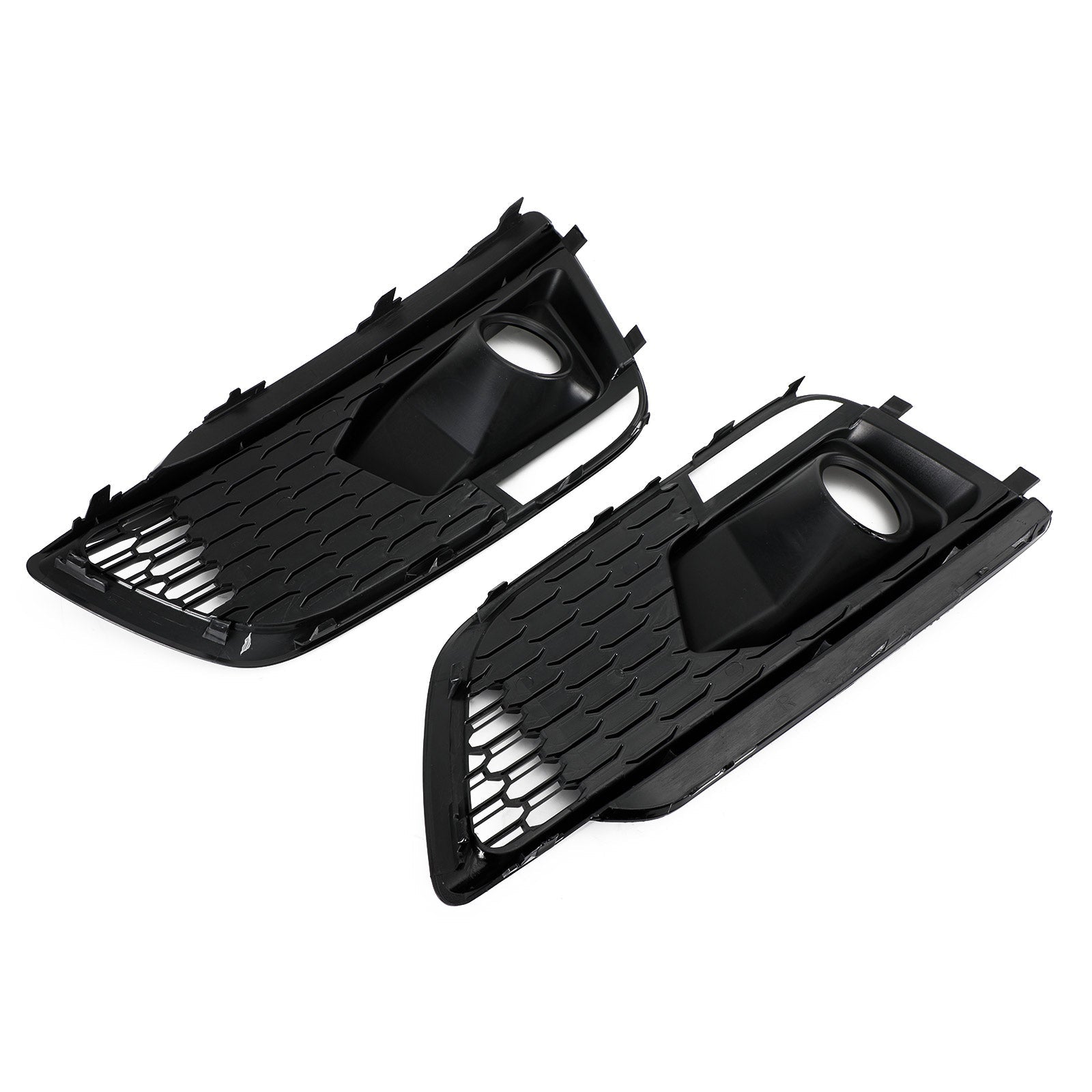 Audi Q5 SQ5 2018-2020 RSQ5 Cubierta de rejillas de luz antiniebla delantera de panal negro