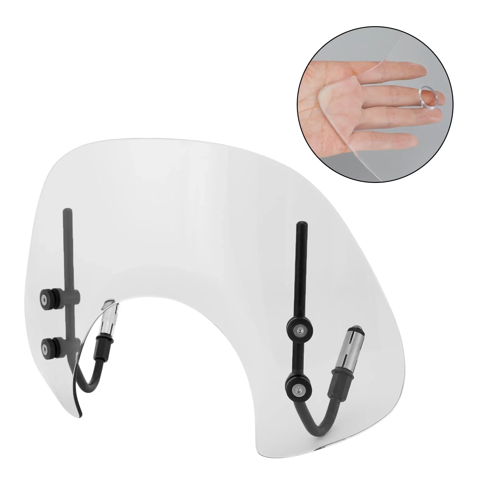 Vespa Primavera 150 2014-2021pare Kratko vetrobransko steklo