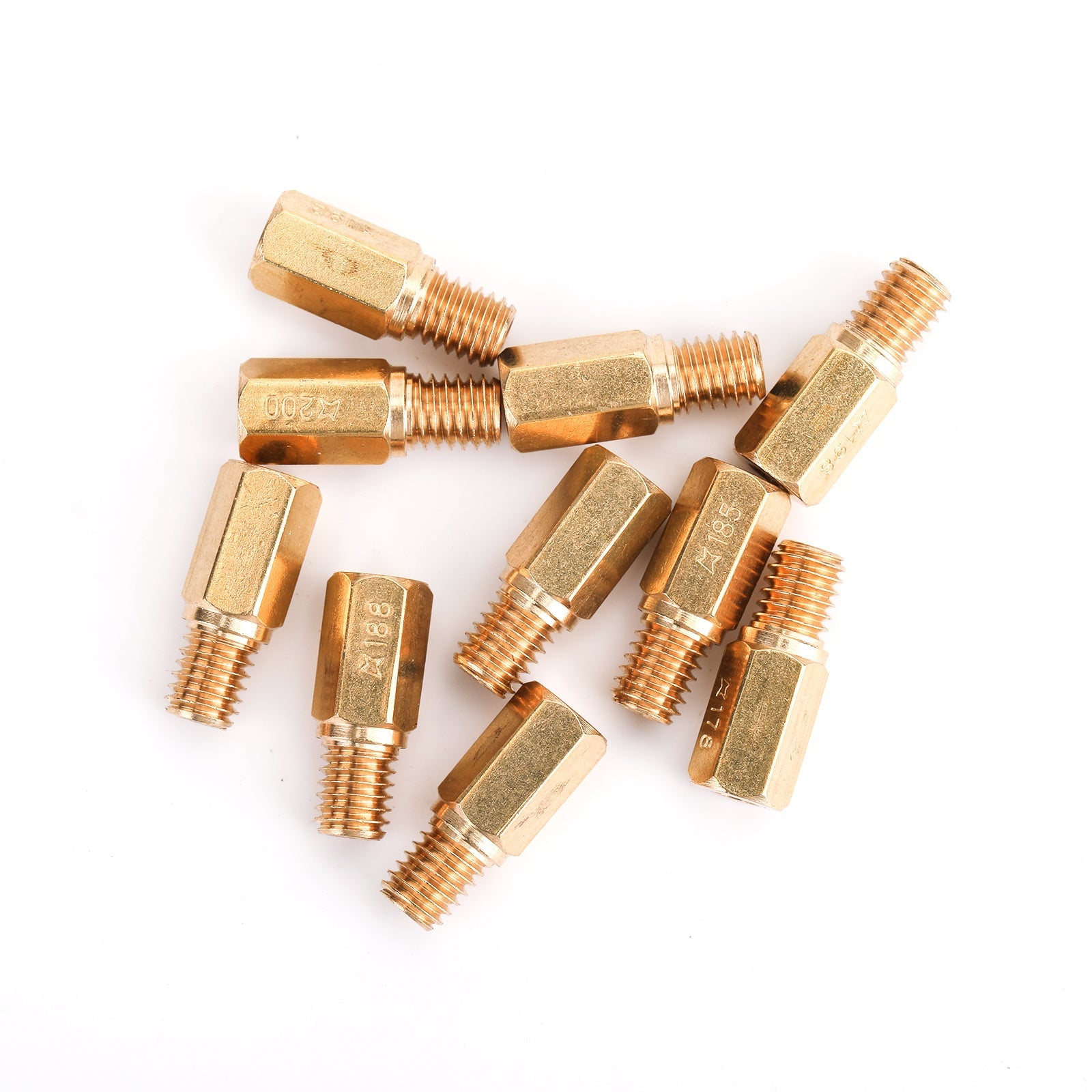 10 szt. Dysze główne Carb dla Keihin PWK PE OKO Stage 6 180 182 185 188 190 192 195