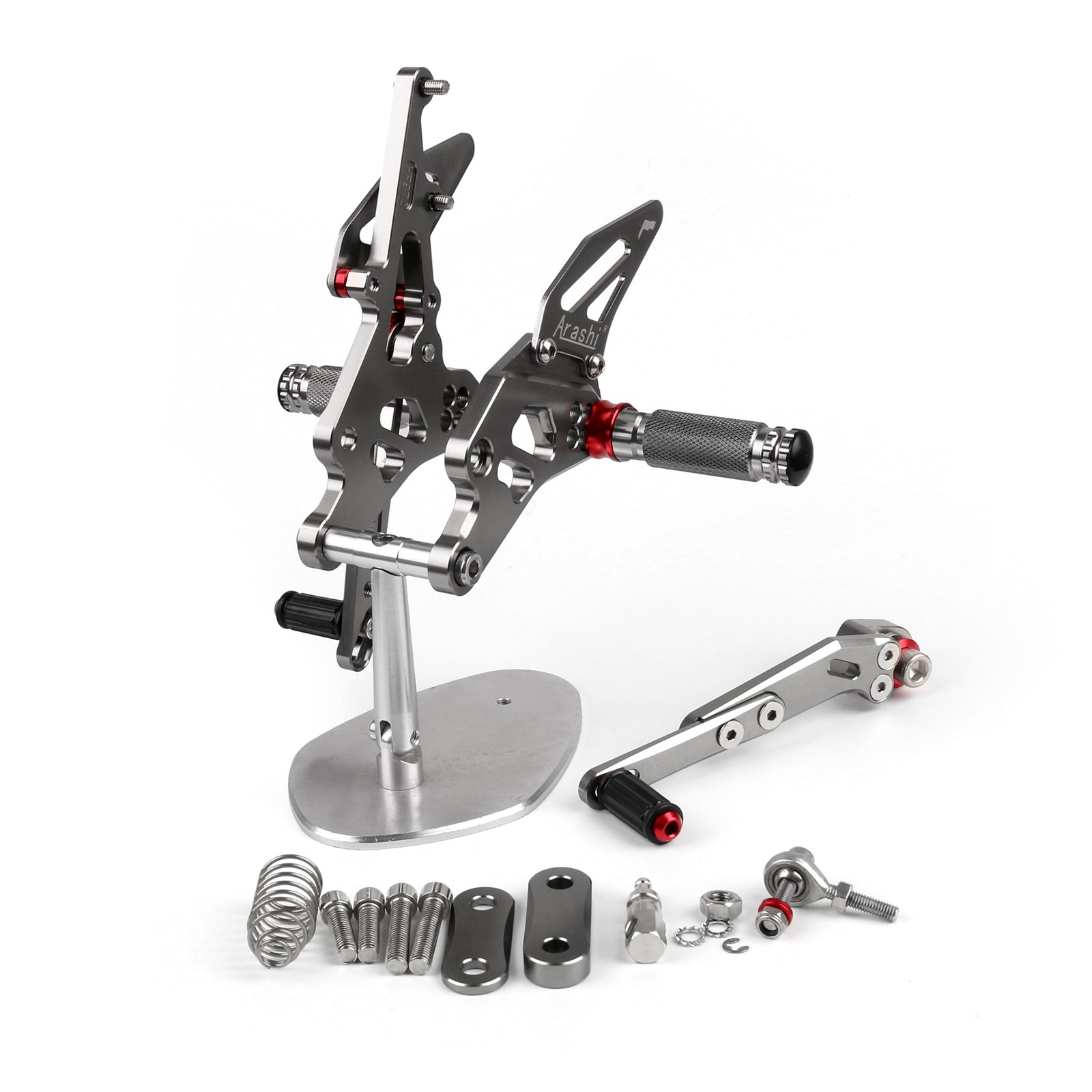 Ensemble arrière de repose-pieds réglable CNC pour Suzuki GSXR1000 2009-2016 Blac générique