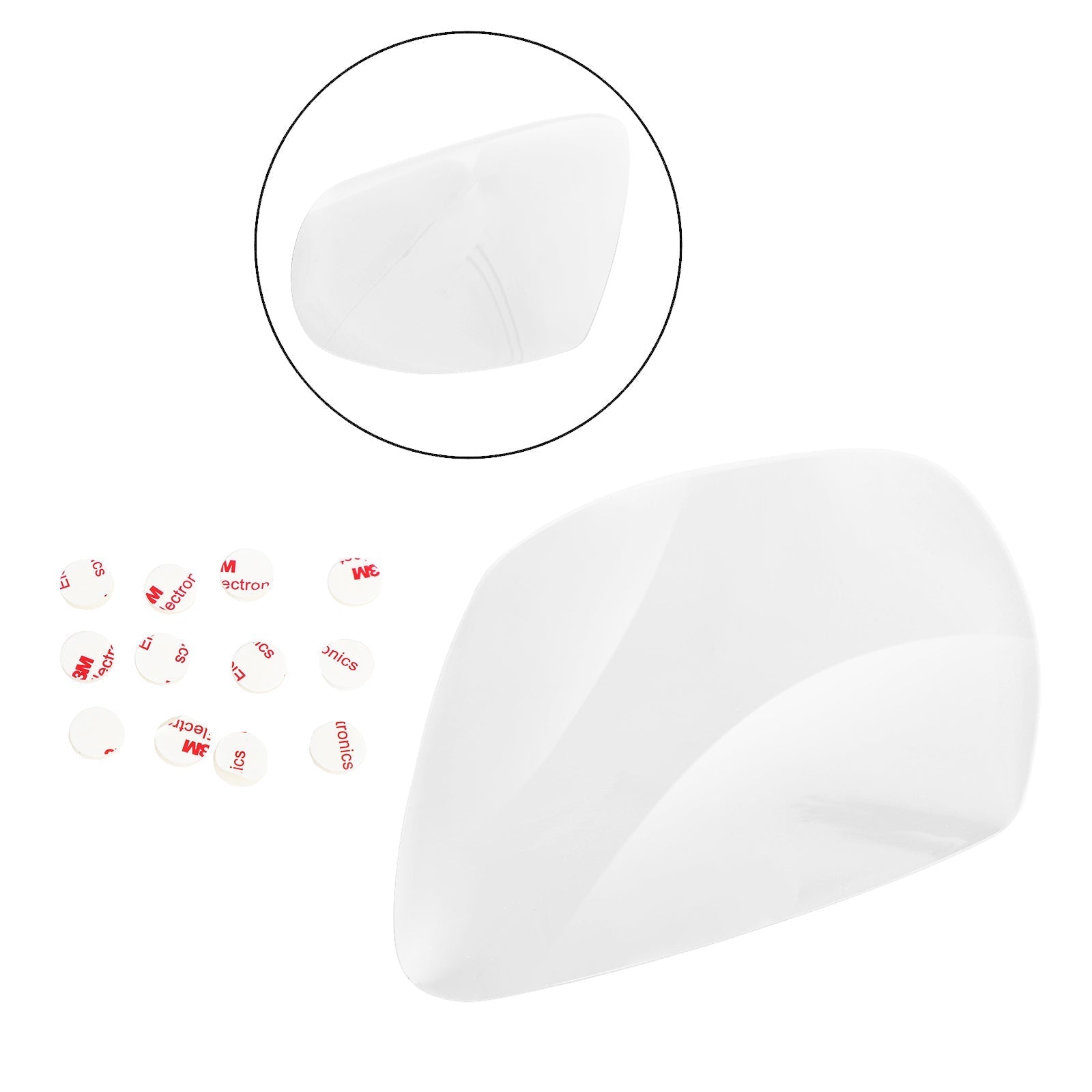 Protecteur de lentille de phare avant pour Suzuki Gsxr1000 Gsxr 1000 07-08 Bleu Générique