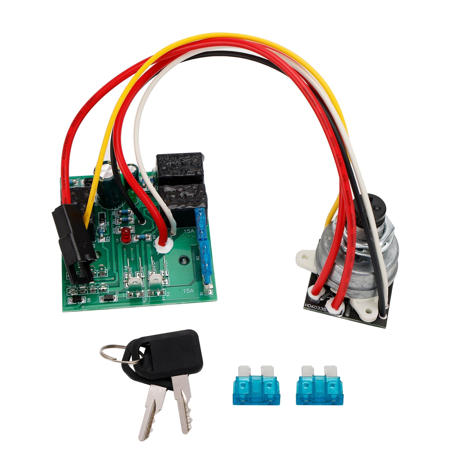 Moduł wyłącznika zapłonu z 2 kluczami AM136681 dla John Deere 325 335 345 355