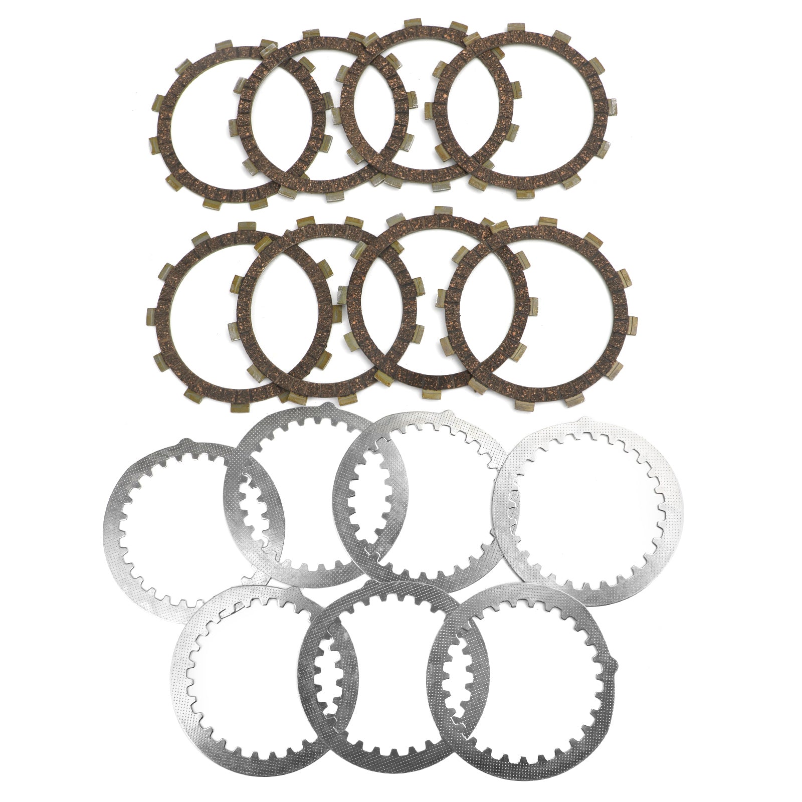 Kit Frizione e Dischi Attrito in Acciaio per Yamaha XJ600 51J XS500 FZ600 YX600 Generico