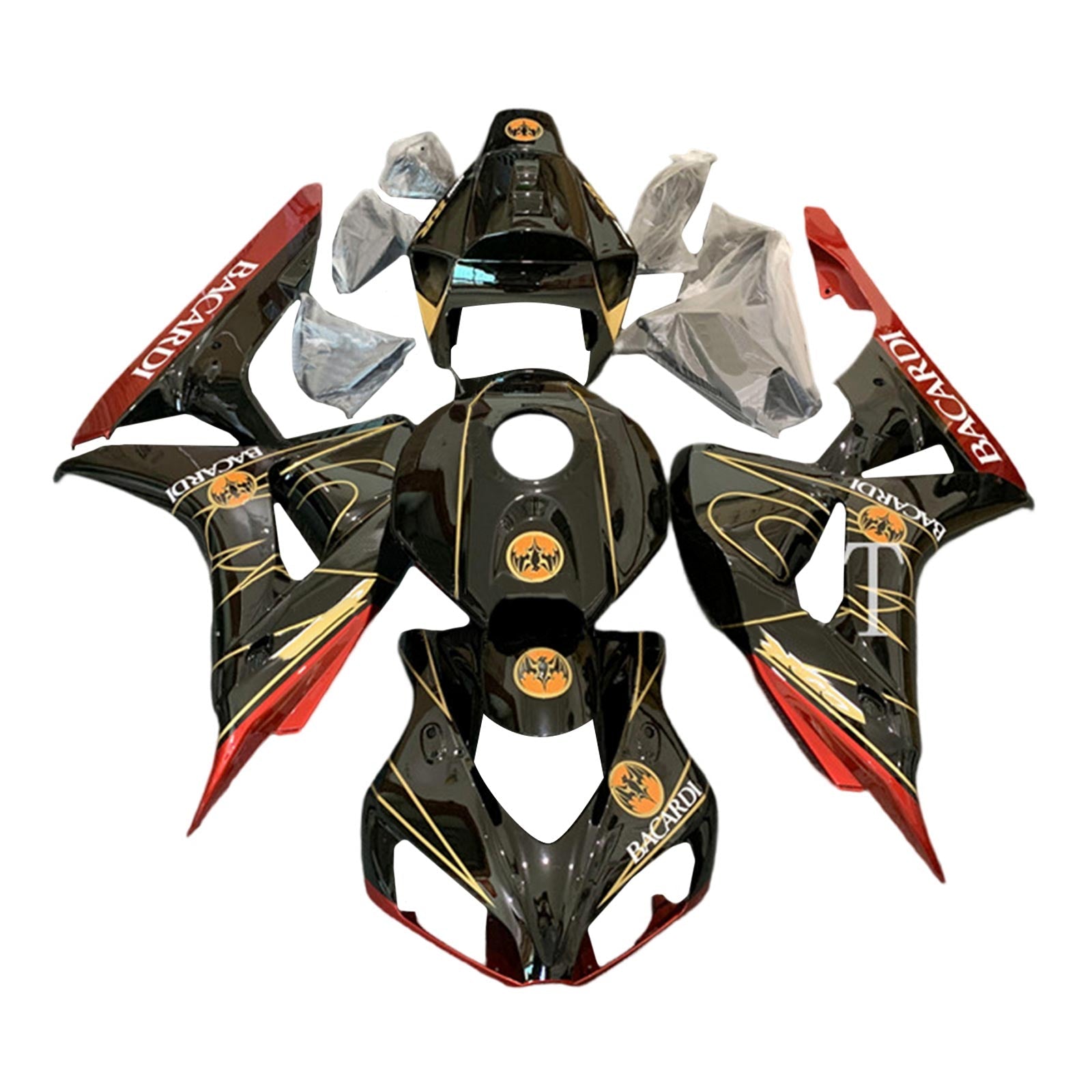 Amotopart Honda CBR1000RR 2006-2007 ABS muovinen korin suojasarja