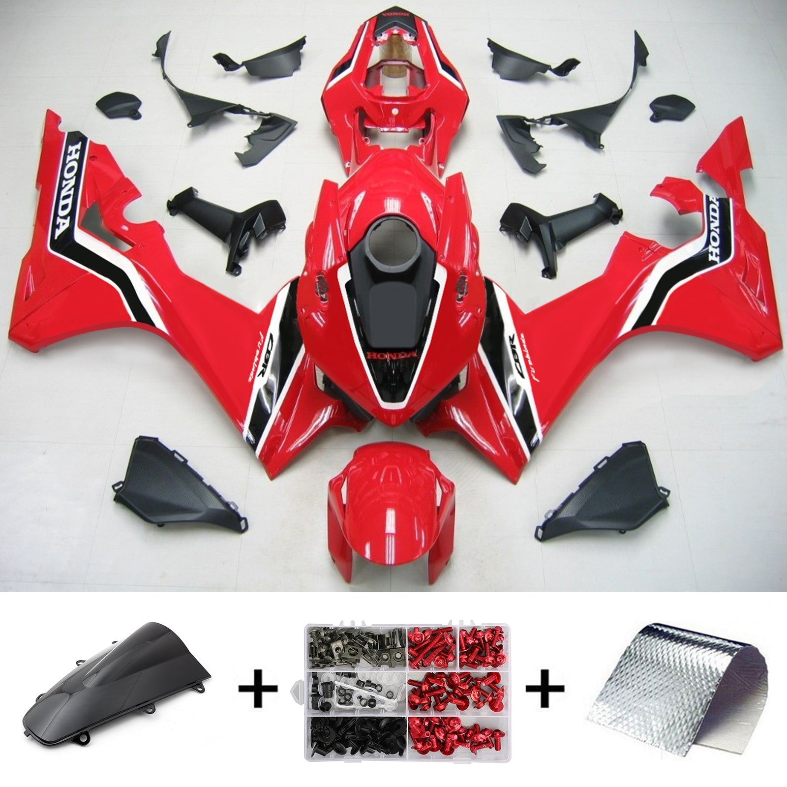 Amotopart Honda CBR1000RR 2017-2025 ABS muovinen korin suojasarja