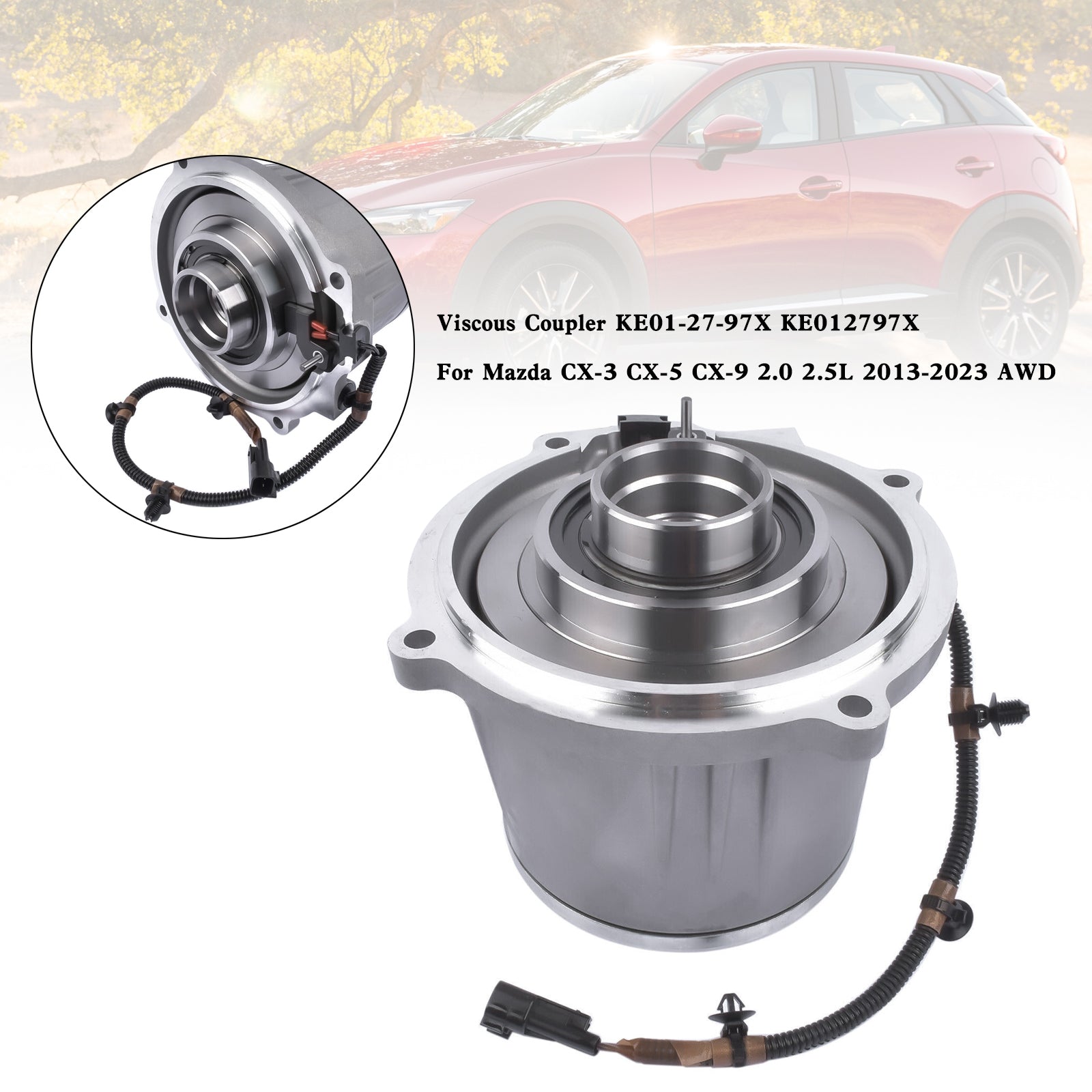 Accoppiatore viscoso KE012797X per Mazda CX-3 CX-5 CX-9 2.0 2.5L 2013-2023 AWD