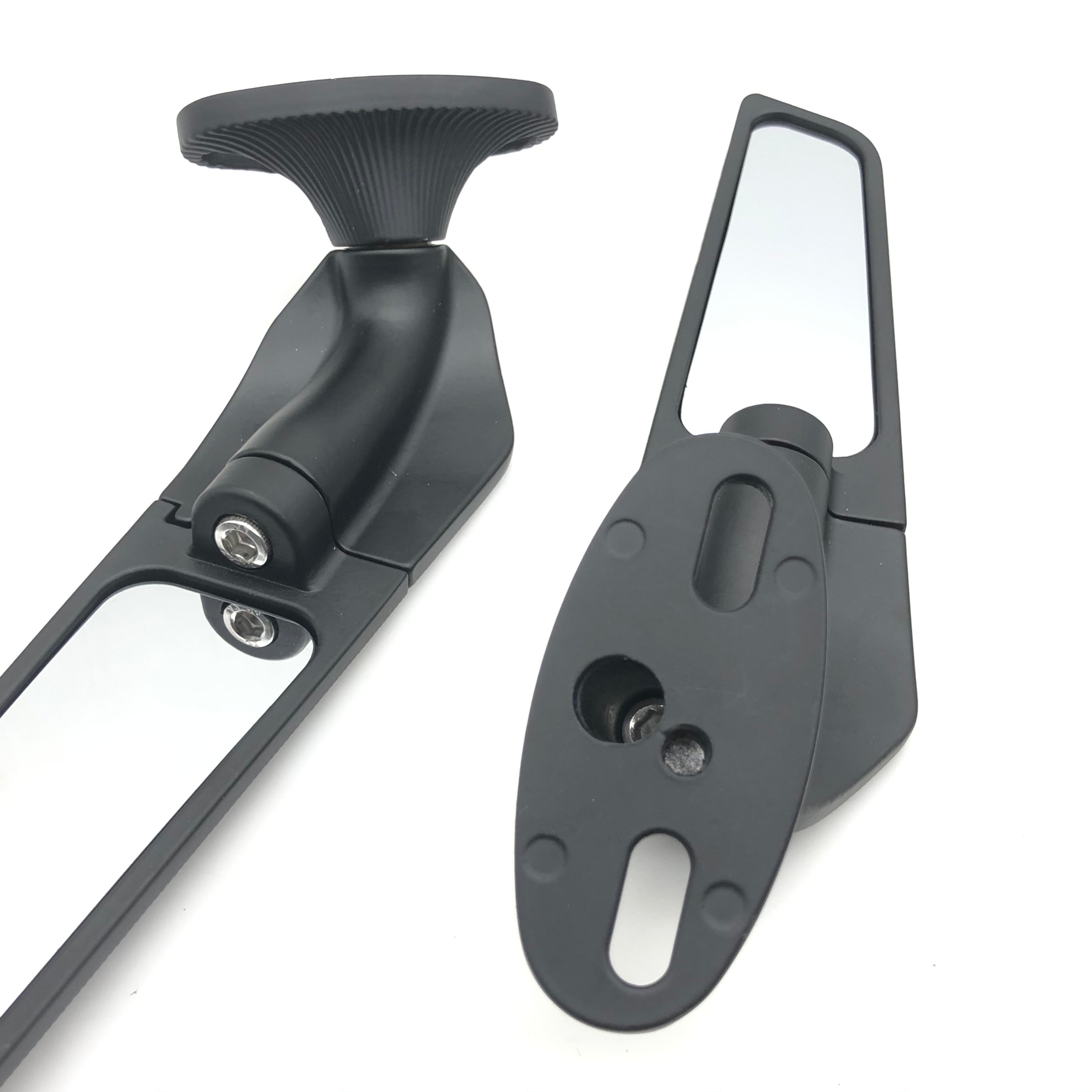 Kawasaki 250 300 400 650 ZX6R ZX12R ZX14R Rétroviseurs à ailettes pivotantes 28mm-62mm