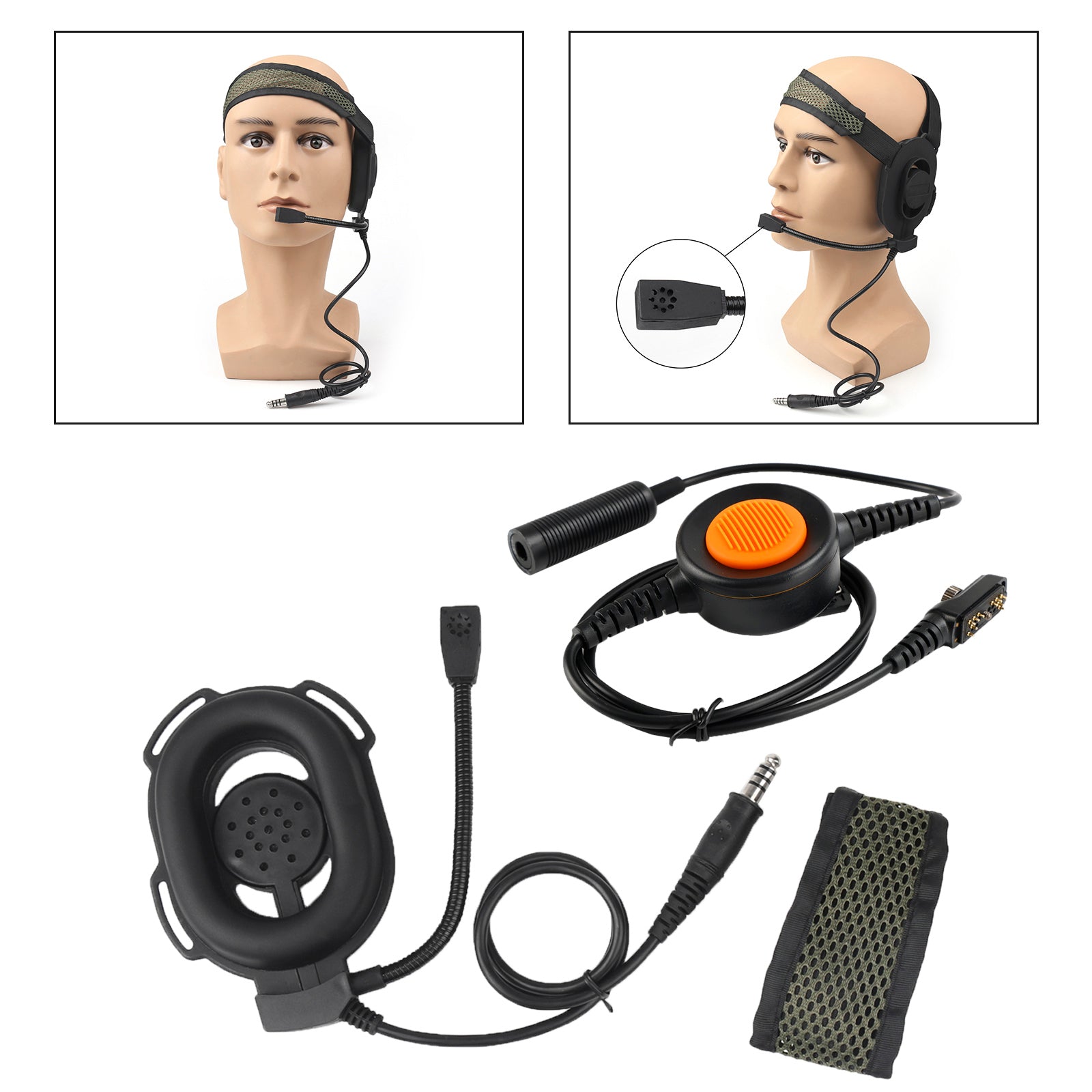 Zestaw słuchawkowy Z Taktyczny HD-01 Bowman Elite II do Hytera PD780/700/580/788/782/785