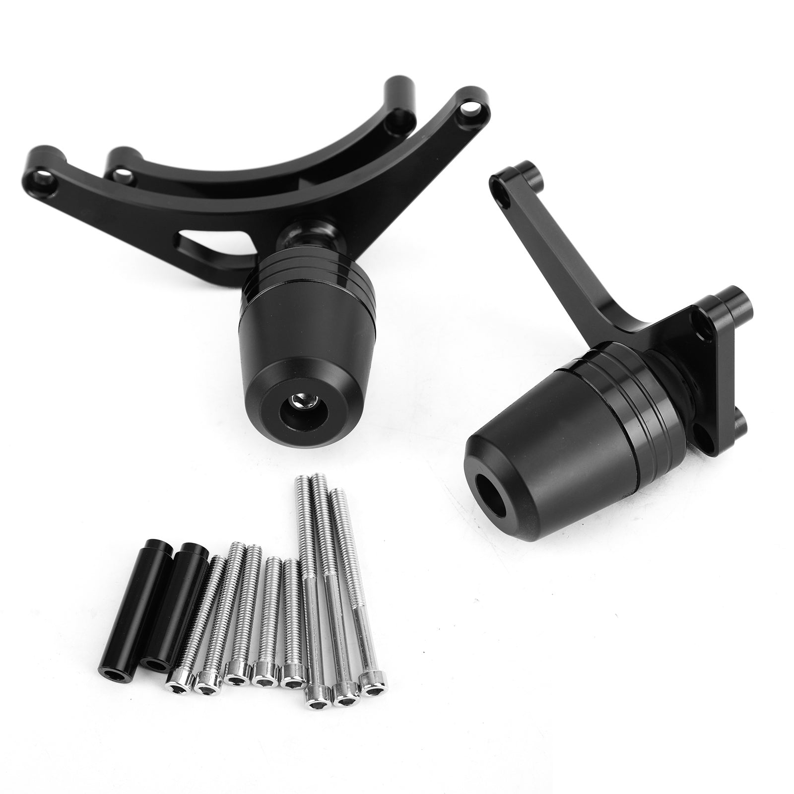 Billet ALU Anti Crash Frame Protector Noir Fit pour Ducati Supersport 939 17-19 Generic